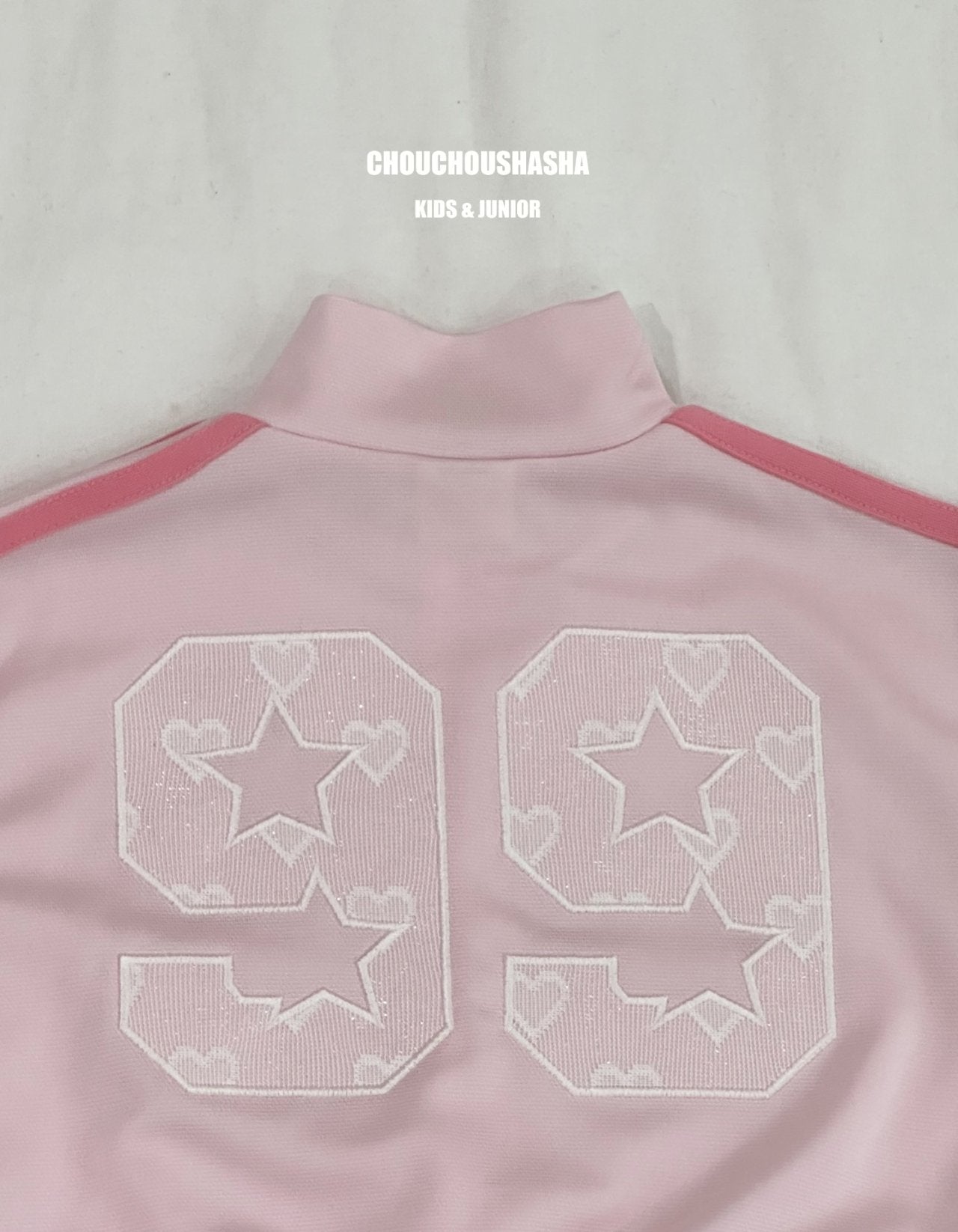 [CHOUCHOUSHASHA] 99 Girls Zip-up Jumper_Pink