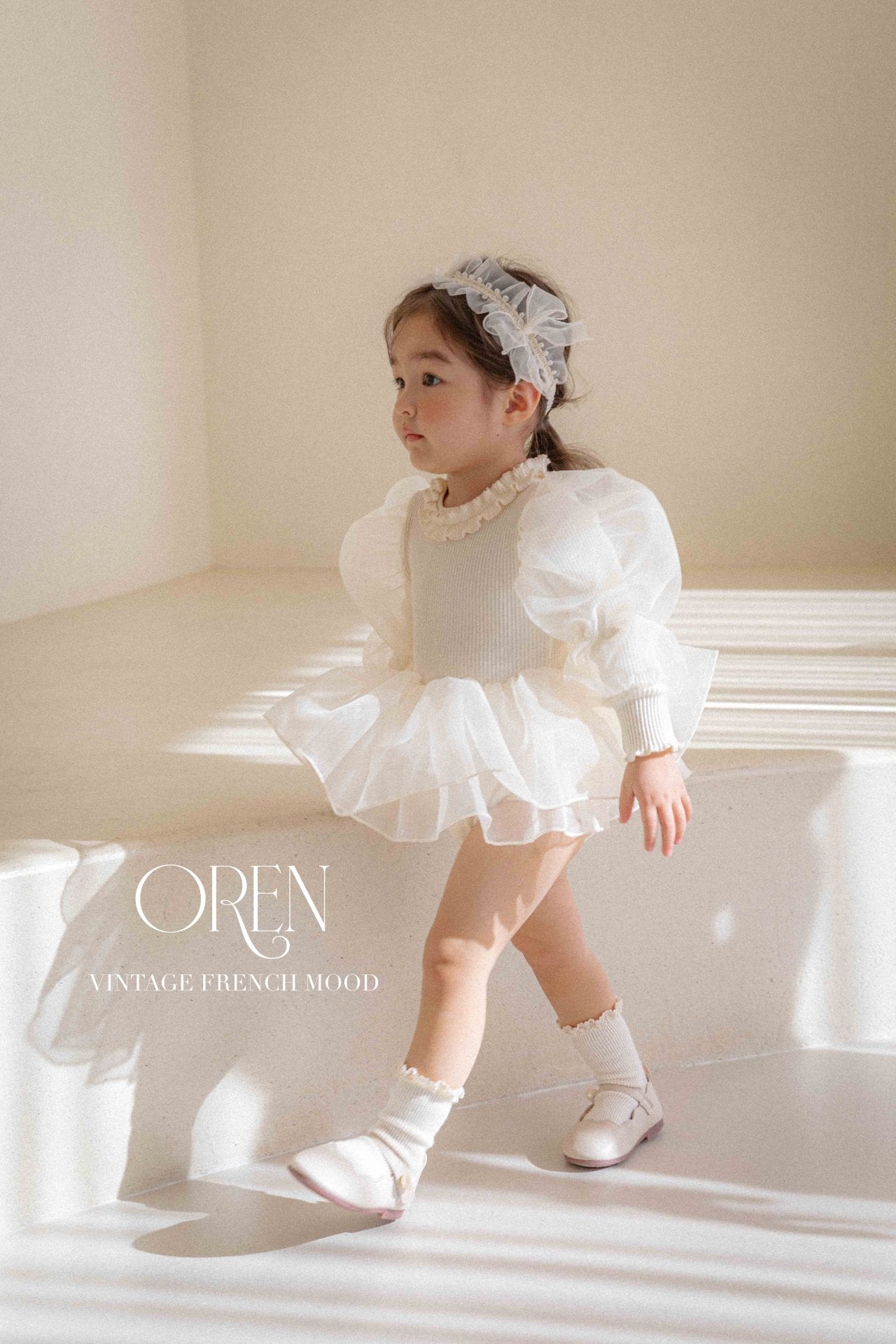 [OREN] Belluca Organza Suit(BEBE)_Cream