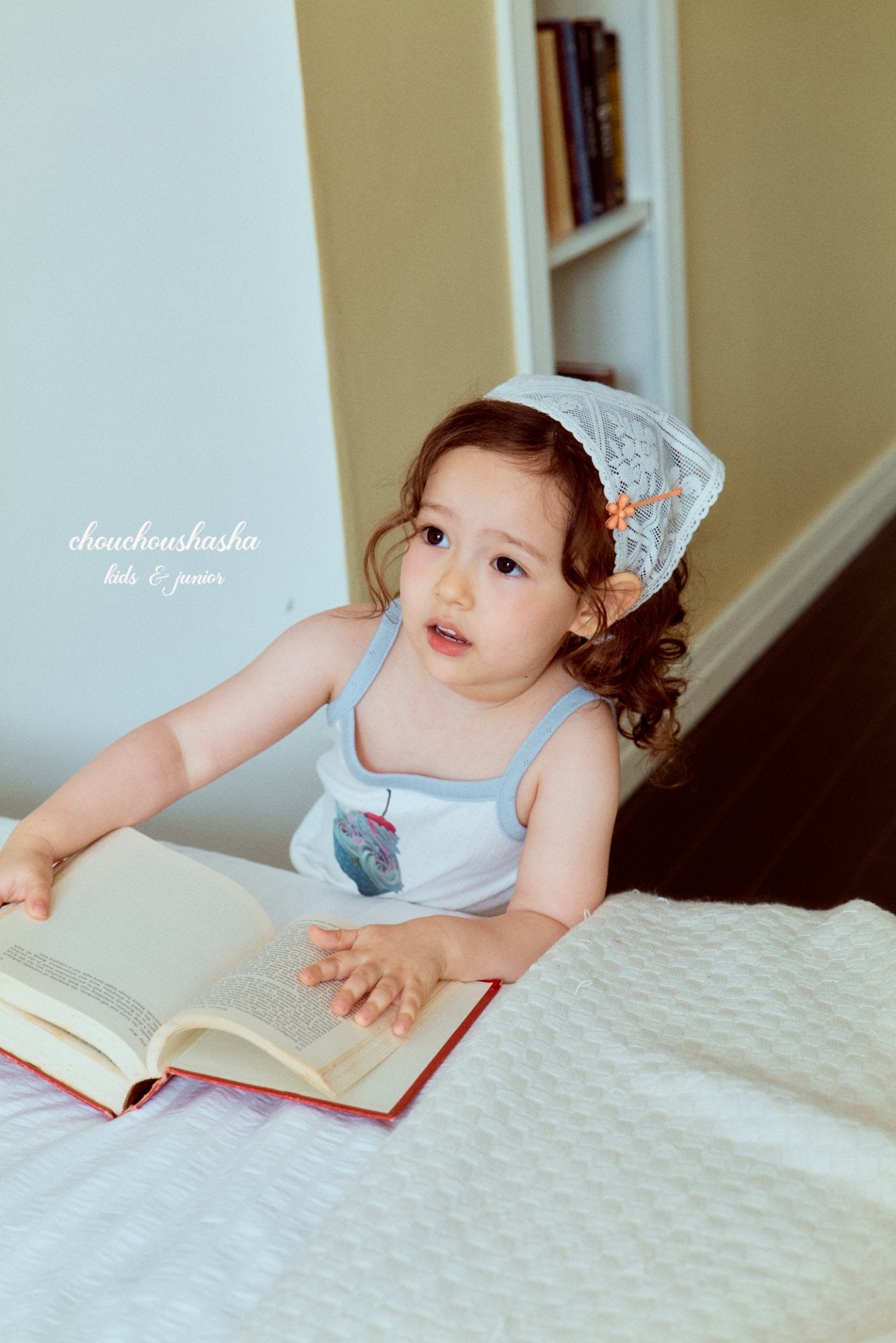 [CHOUCHOUSHASHA] Sherbet Sleeveless T-shirts_2colors