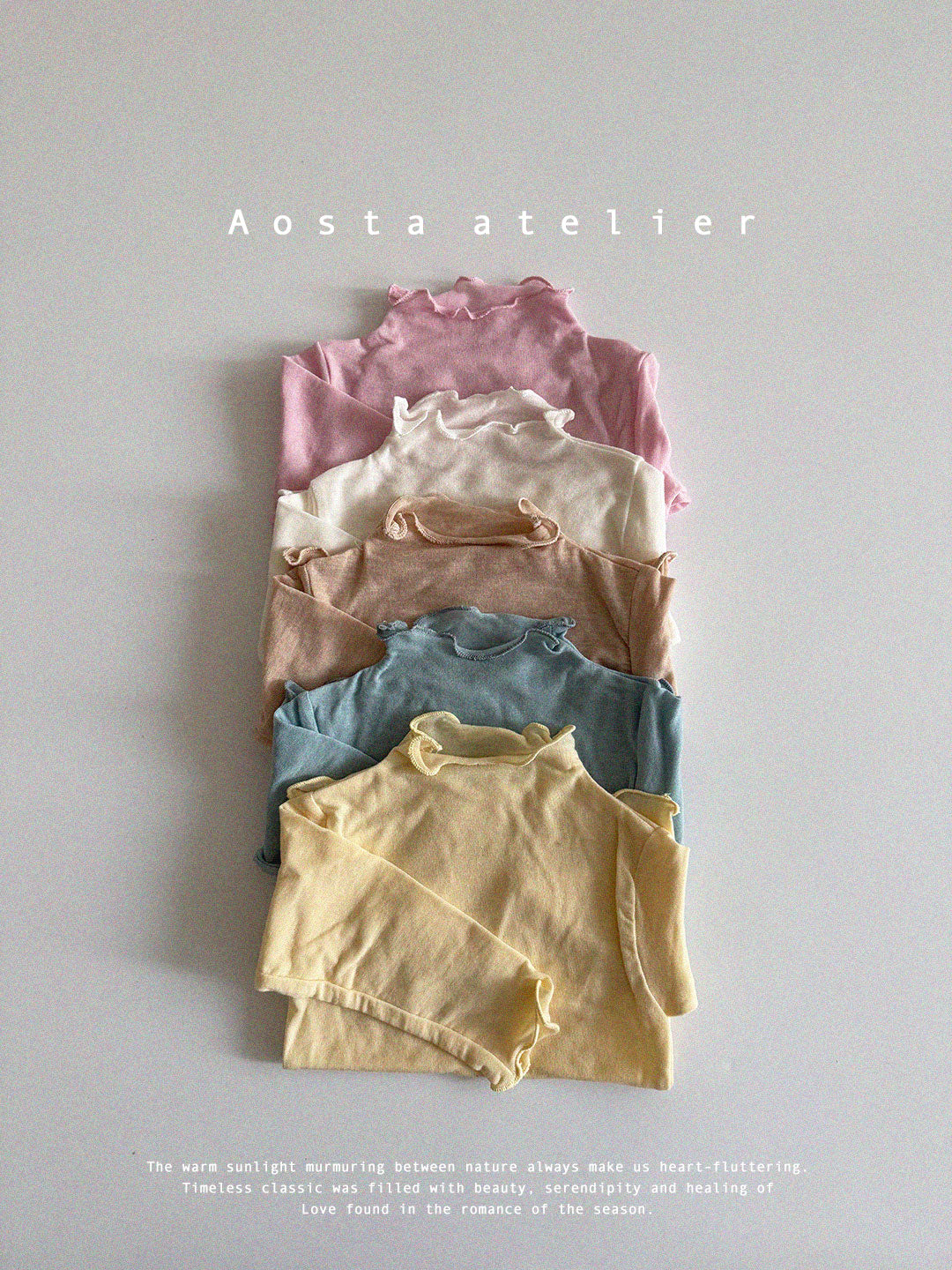 [AOSTA] Spring Soft_T-shirt_5colors