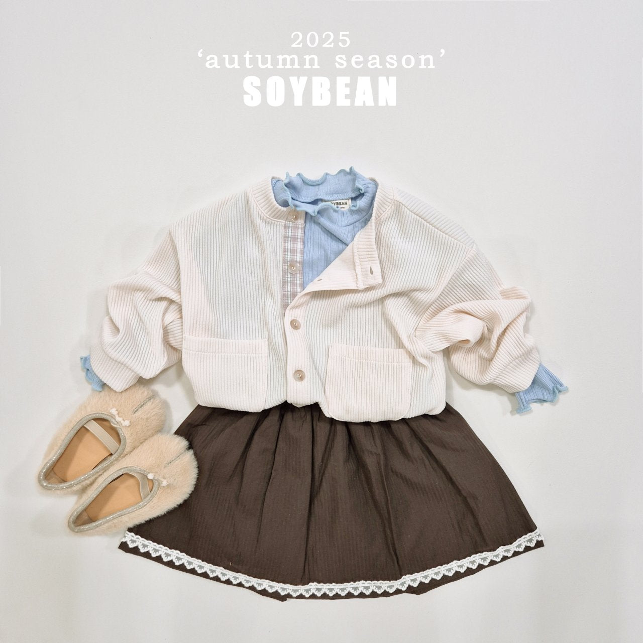 [SOYBEAN] Voluminous Rib T-shirt_3colors