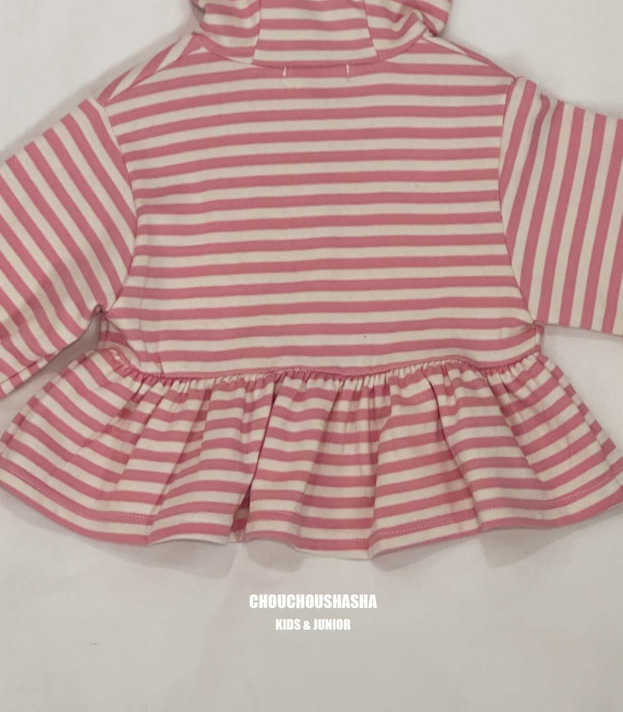 [CHOUCHOUSHASHA] Kitsch Hoodie Cardigan_Pink