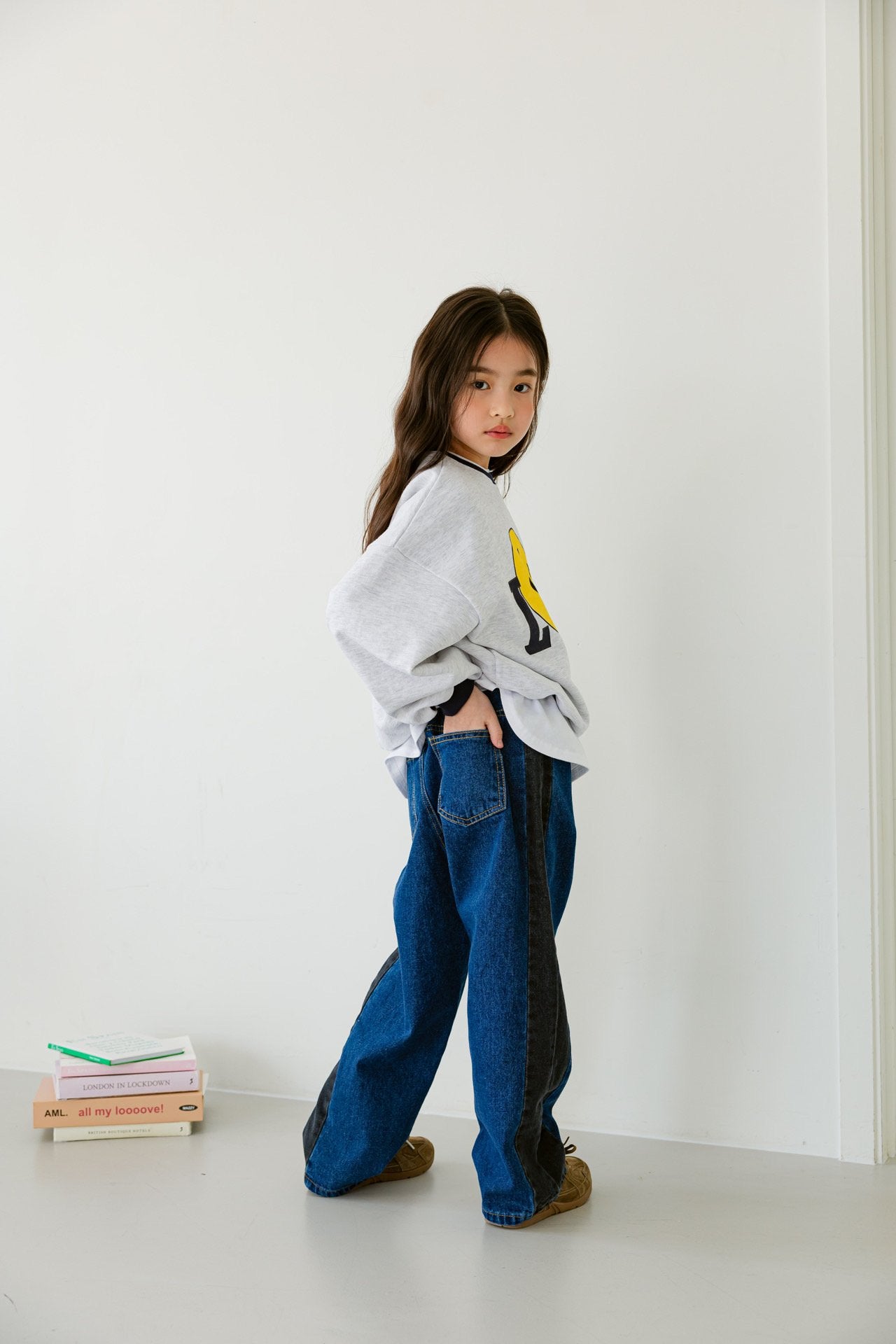 [DOREDORE] Barrel Leg Denim Pants_2colors