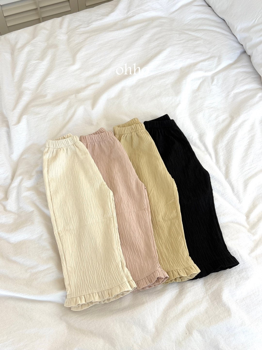 [ohho] From Frill Pants_4colors