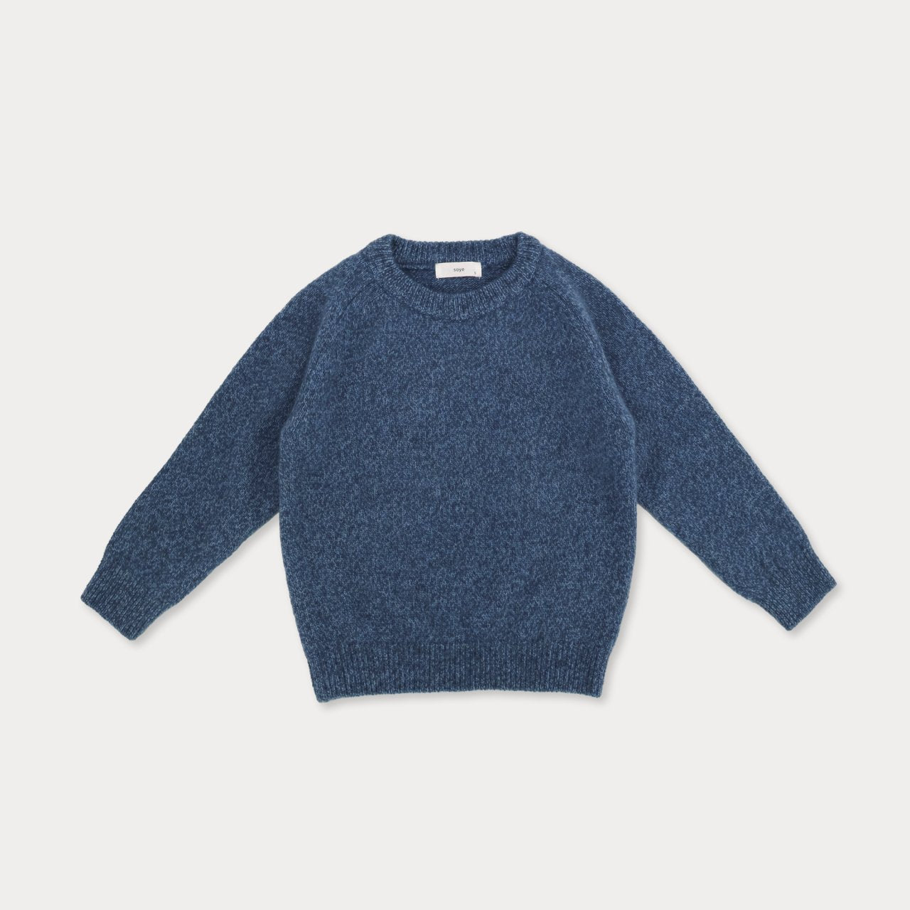 [Soye] Raccoon Round Knit_Blue