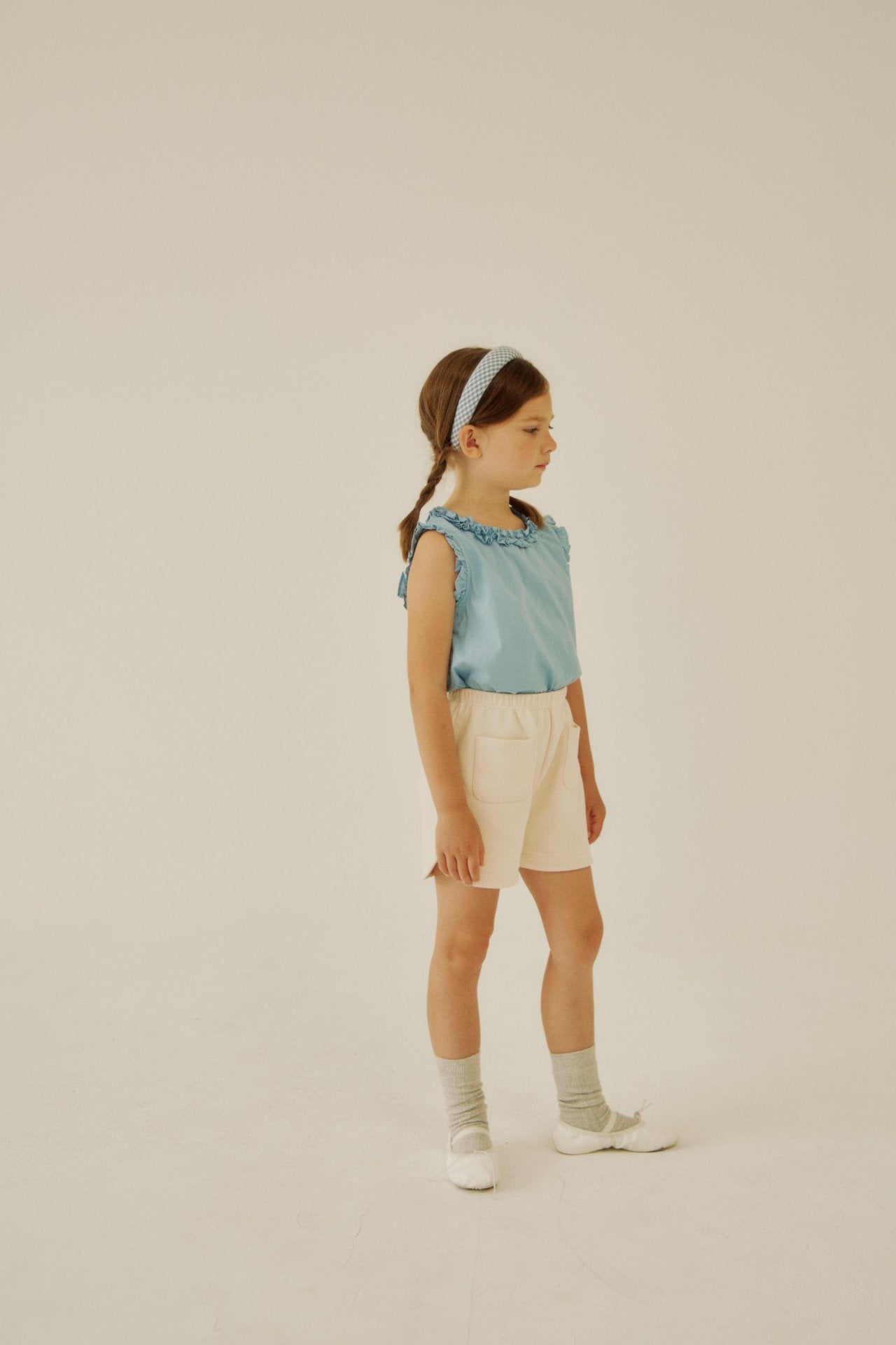 [Soye] Verse frill t-shirt_Blue