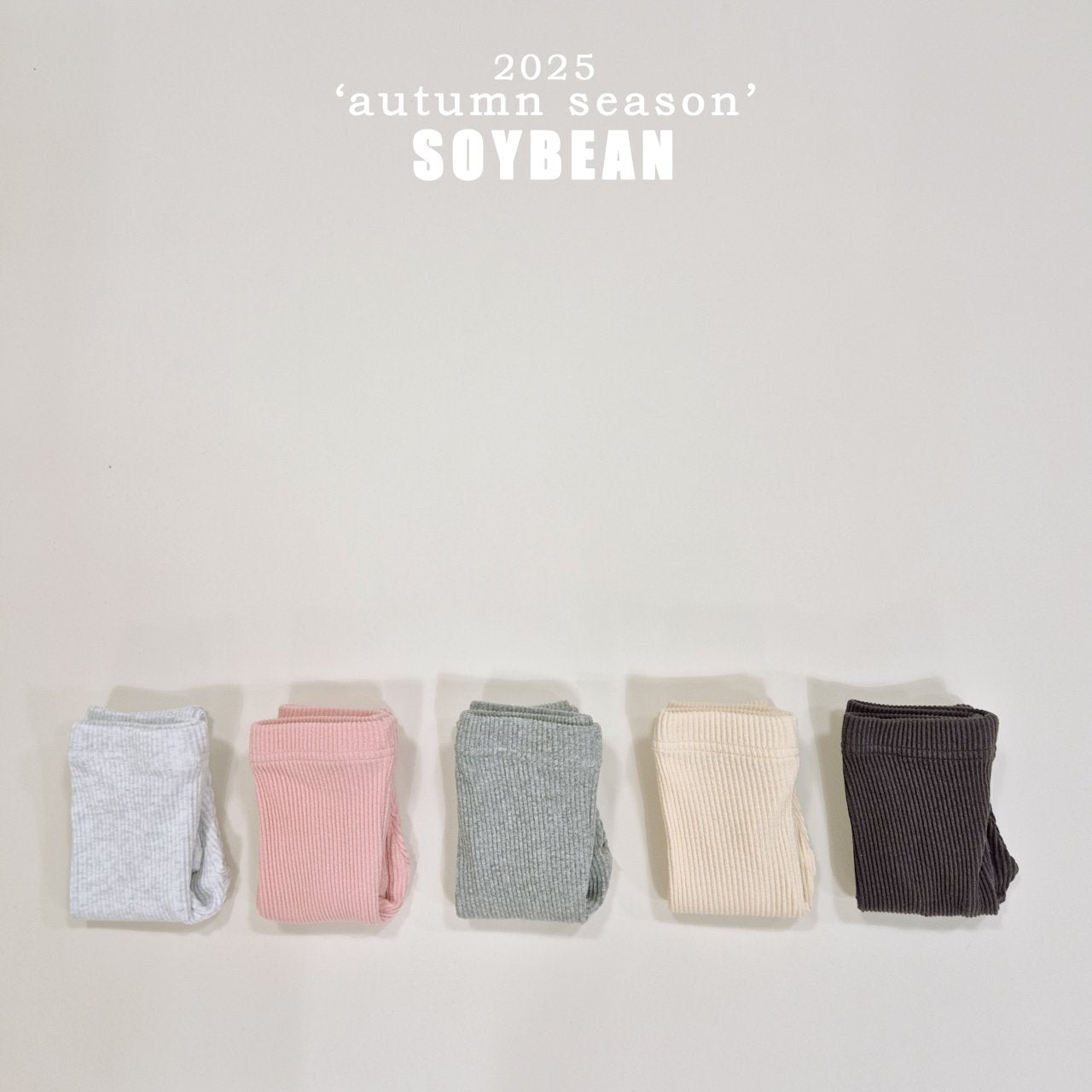 [SOYBEAN] Daily Ribbed Leggings_5colors