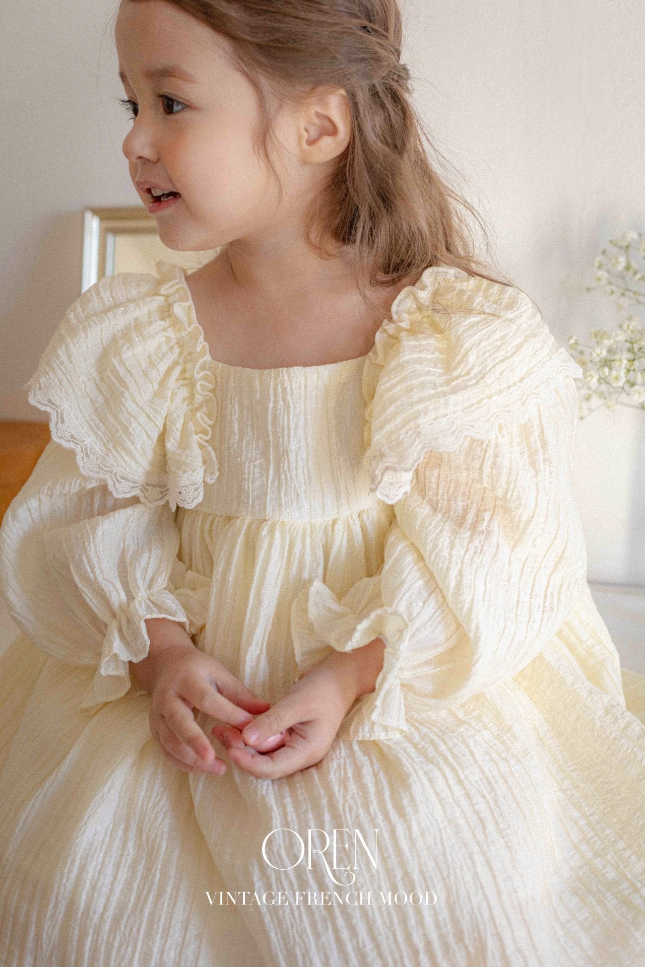 [OREN] Lilly Frill Dress(KIDS)_2colors