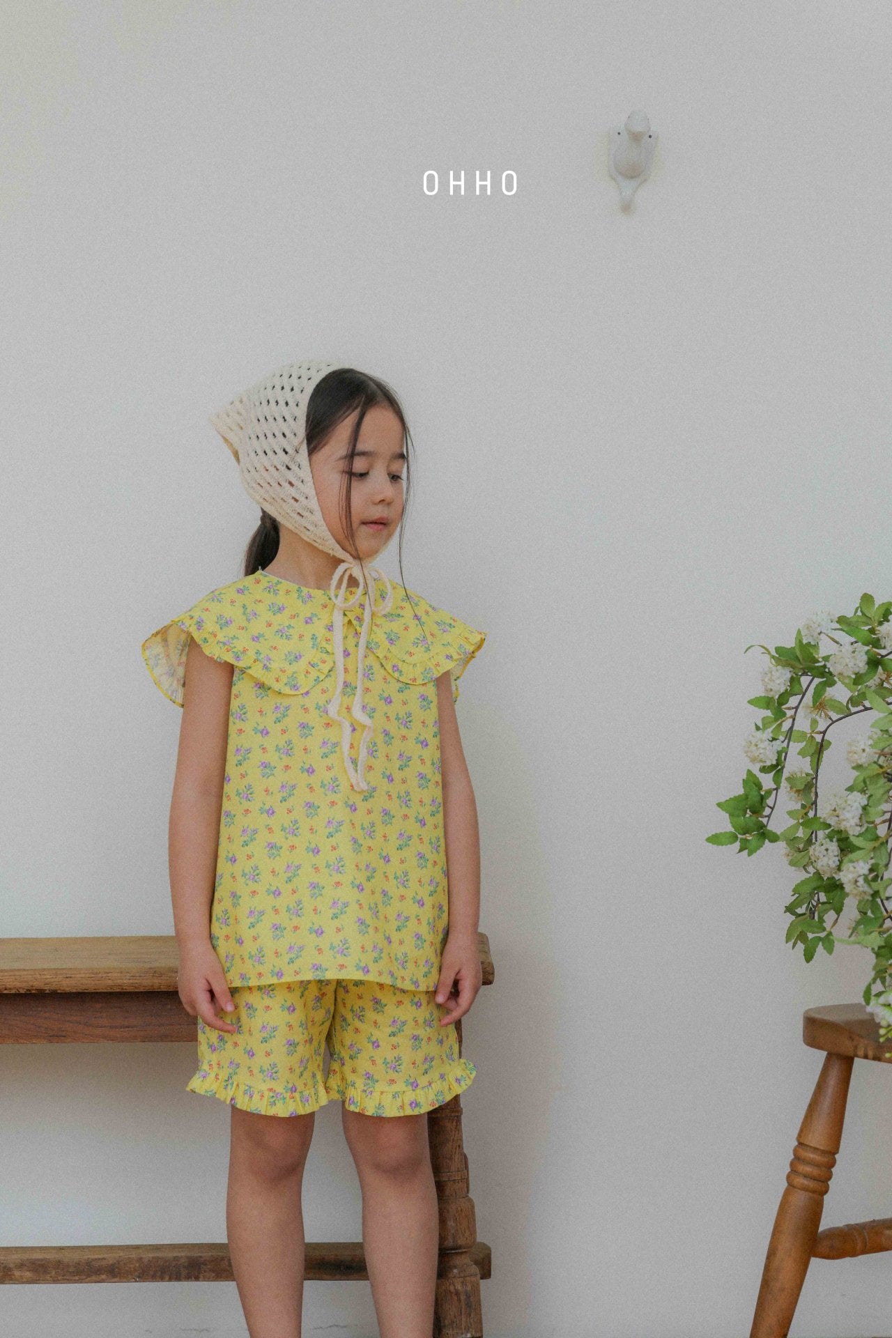 [ohho] Blossom Frill Shorts_2colors