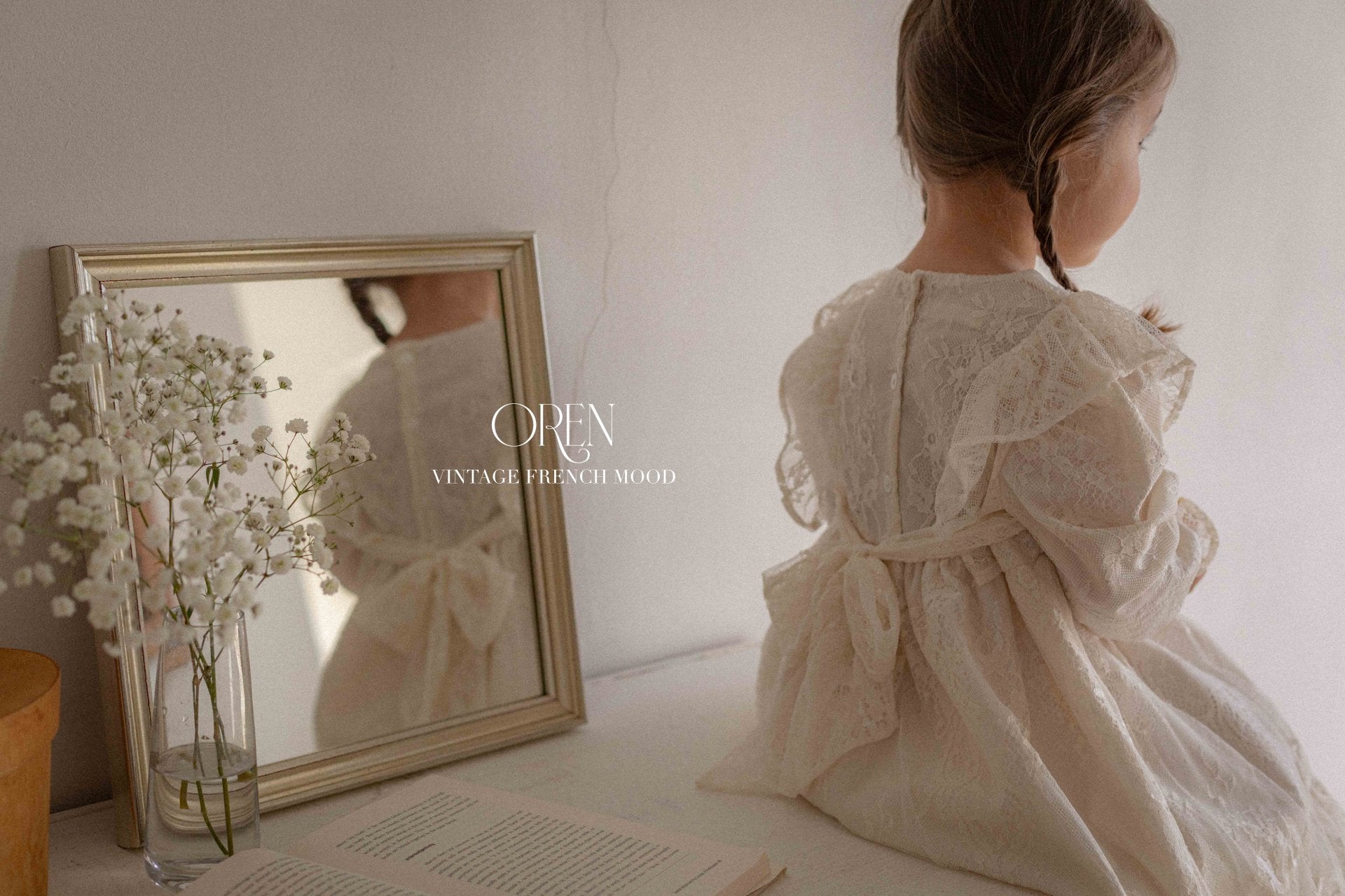 [OREN] Renibon Lace Dress(KIDS)_Ceam