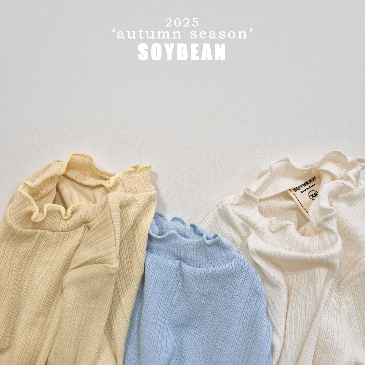 [SOYBEAN] Voluminous Rib T-shirt_3colors