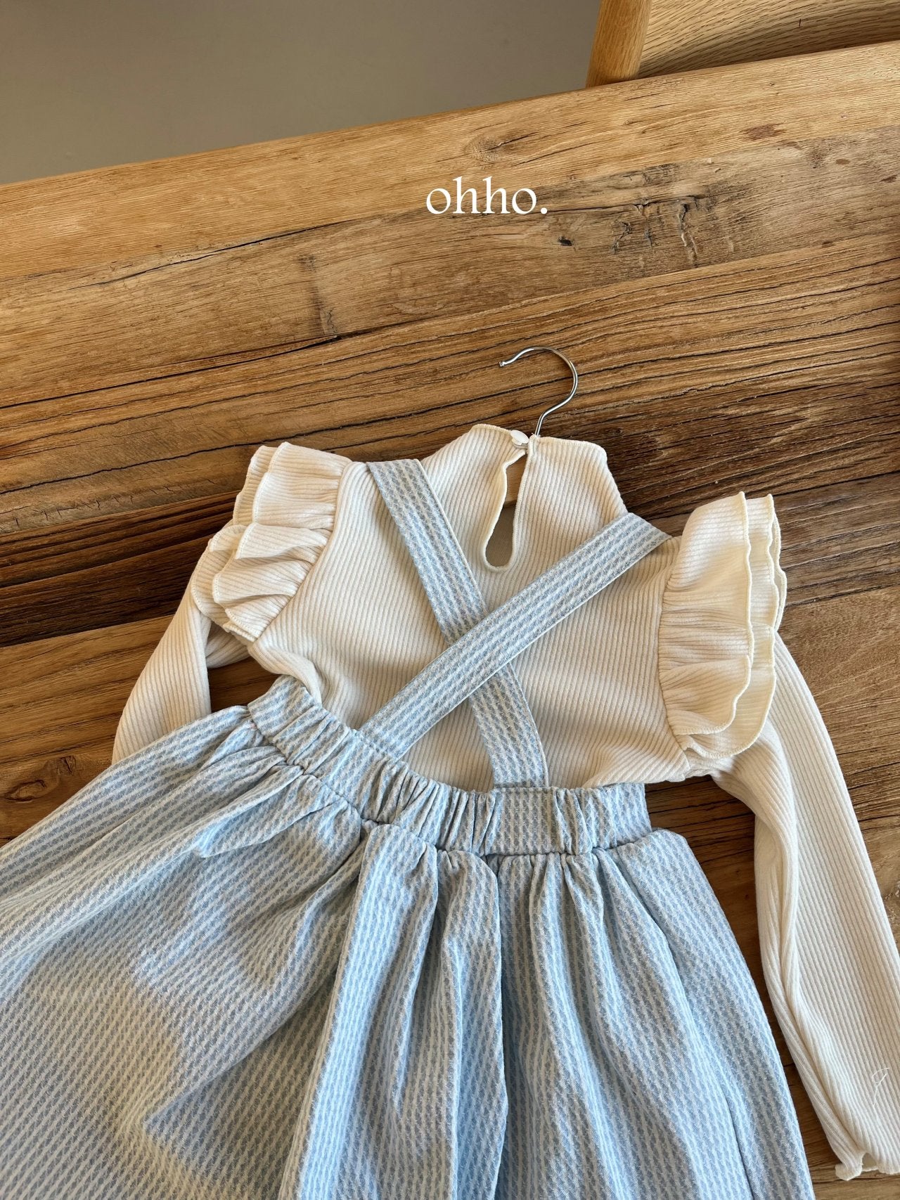 [ohho] Caramel Strap Skirt_3colors