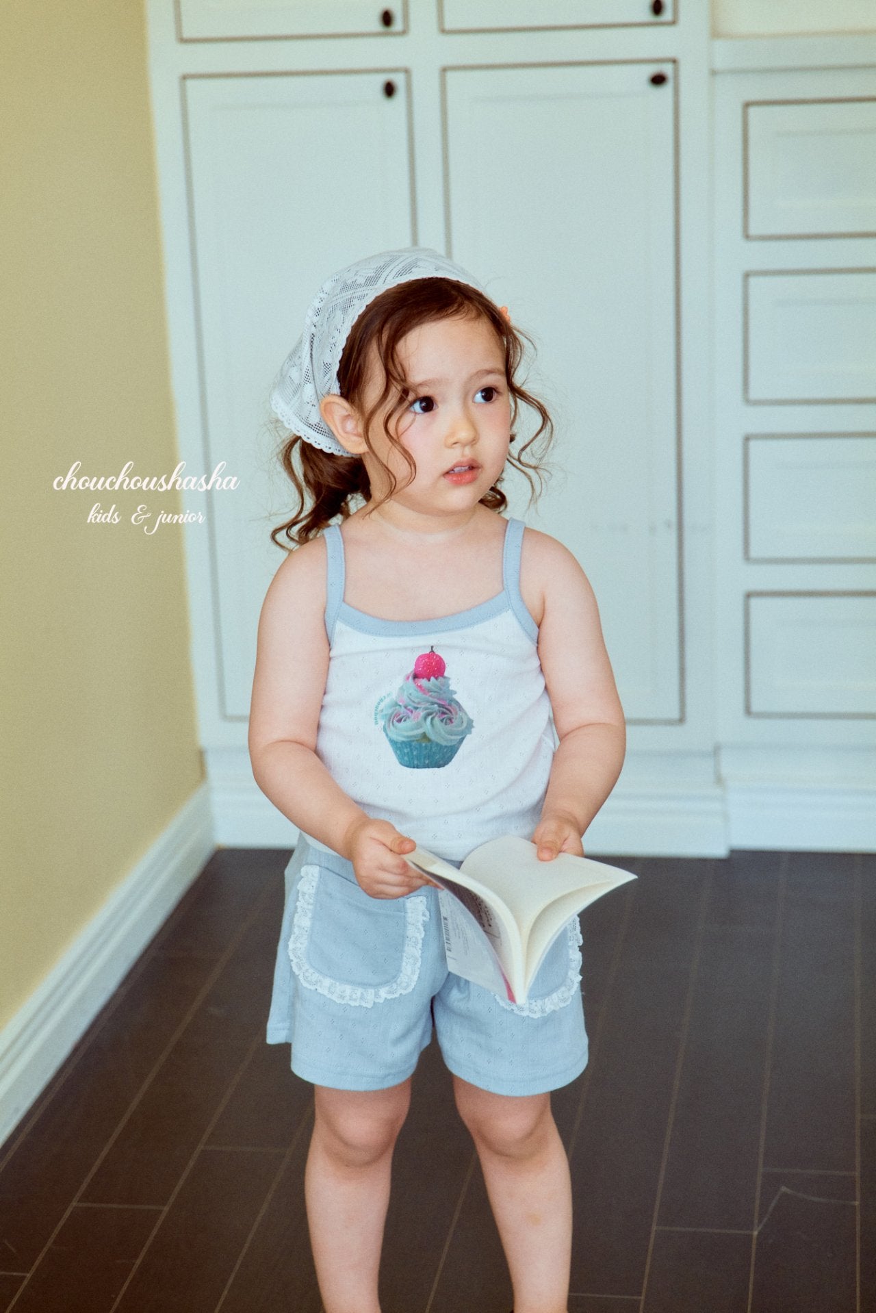 [CHOUCHOUSHASHA] Sherbet Sleeveless T-shirts_2colors