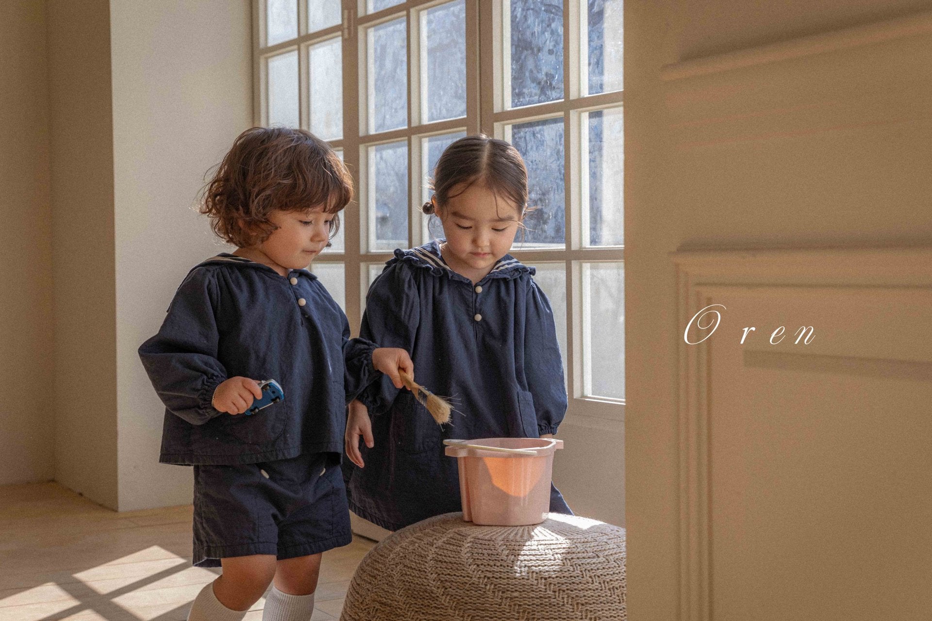 [OREN] Matthieu Marine Dress(KIDS)_Navy