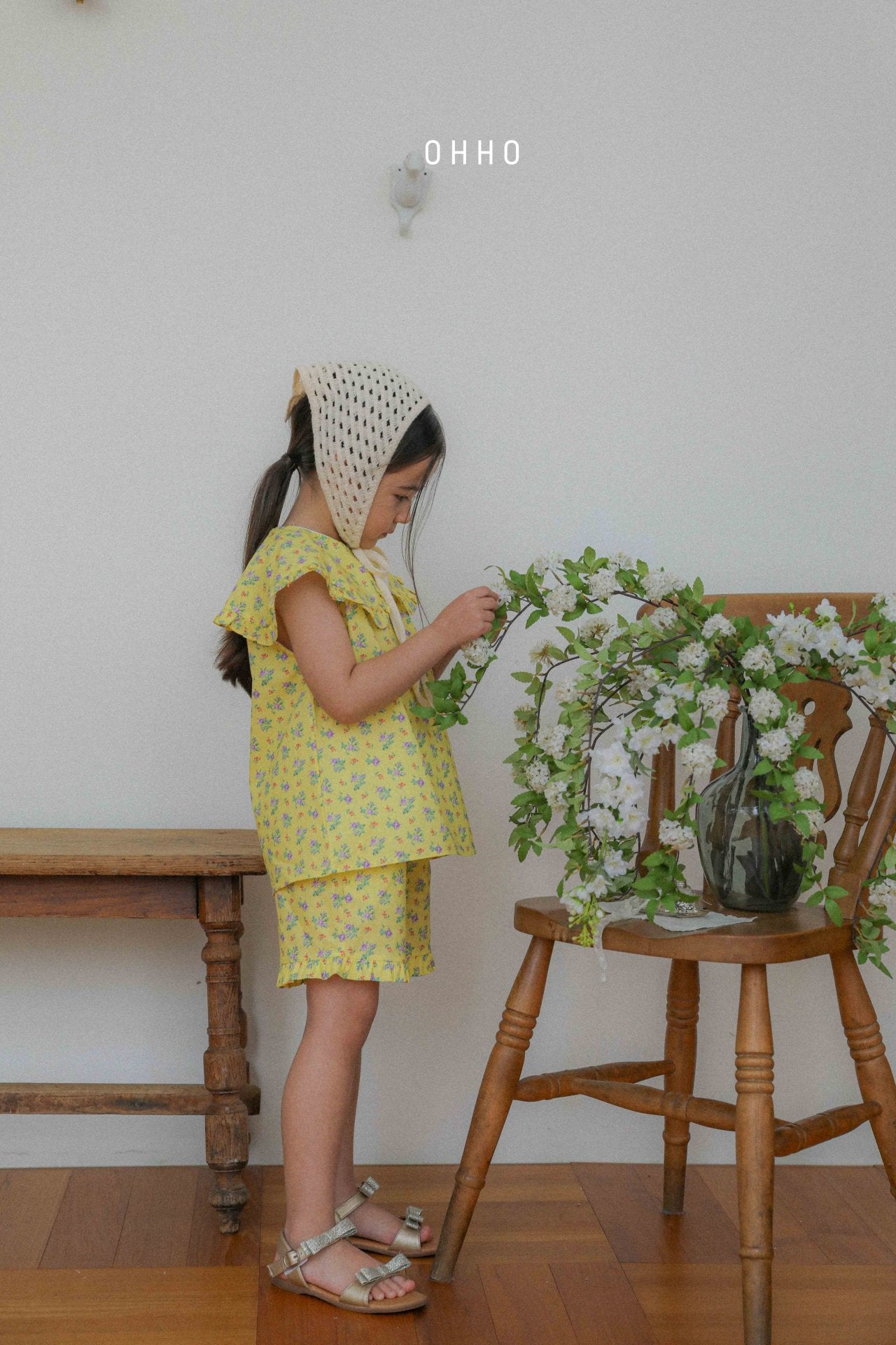 [ohho] Blossom Frill Shorts_2colors