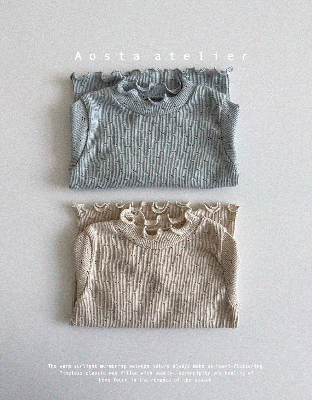 [AOSTA] Spring Camellia_T-shirt_2colors