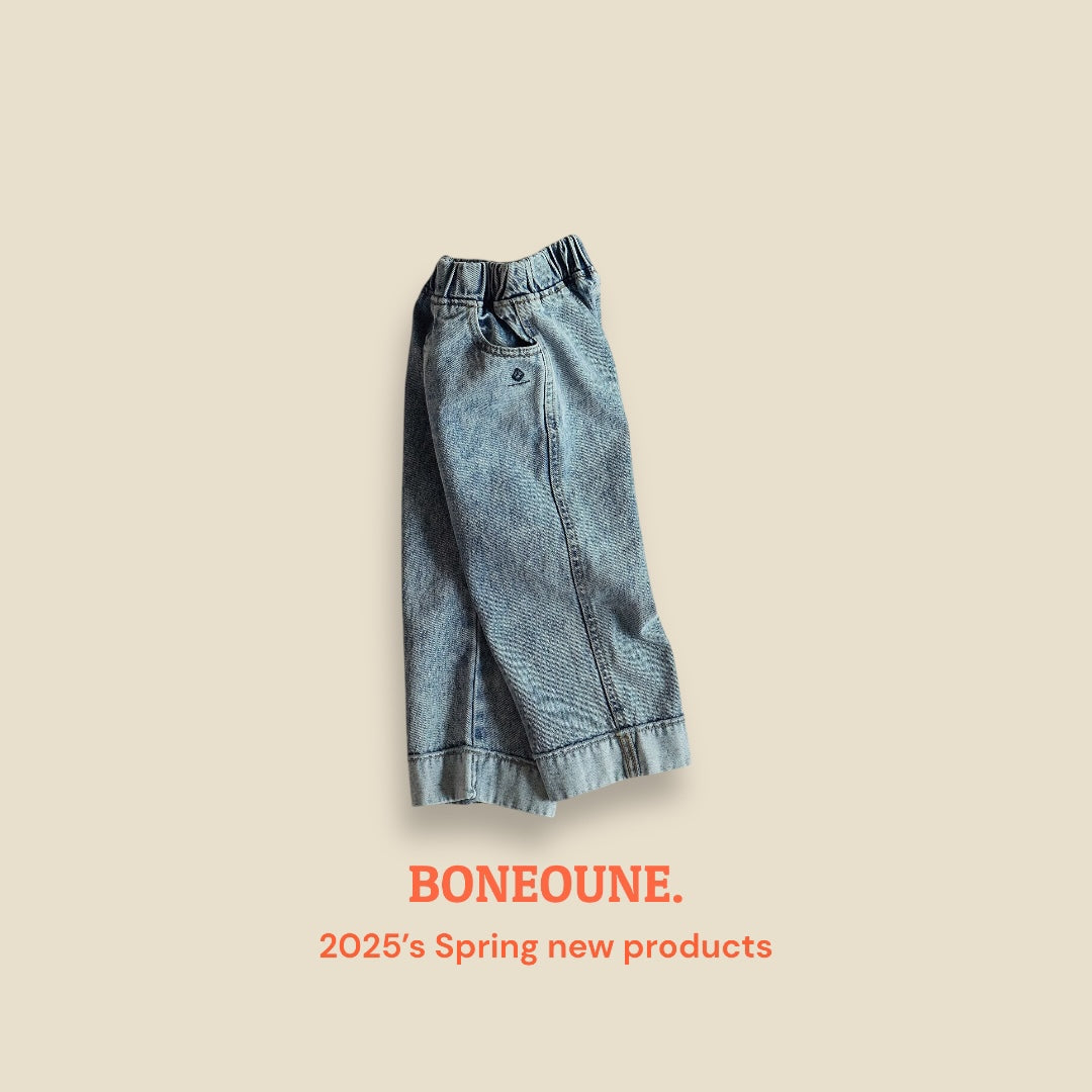 [BONEOUNE] Stone Denim Pants