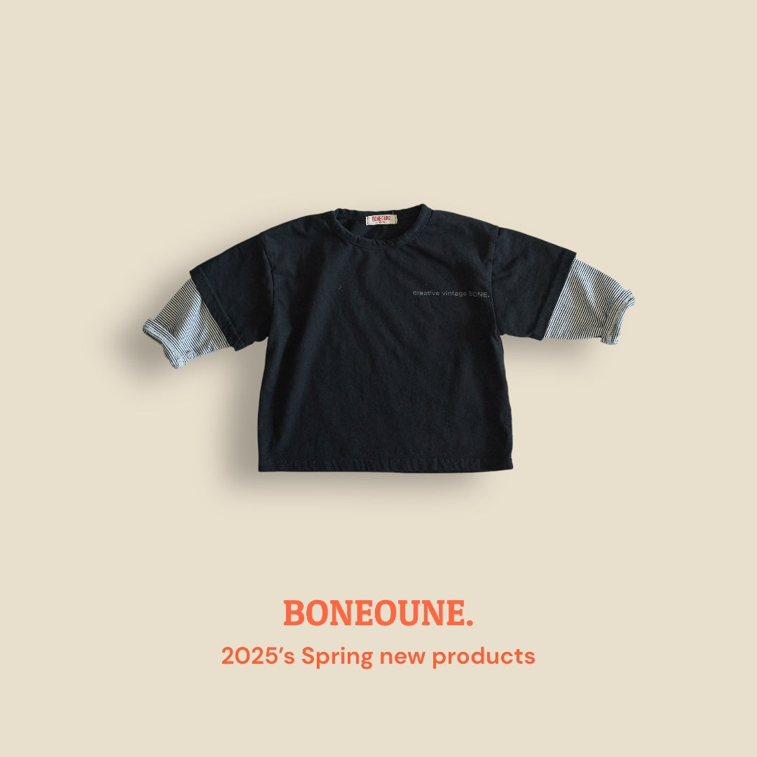 [BONEOUNE] Layered T-shirt_2colors