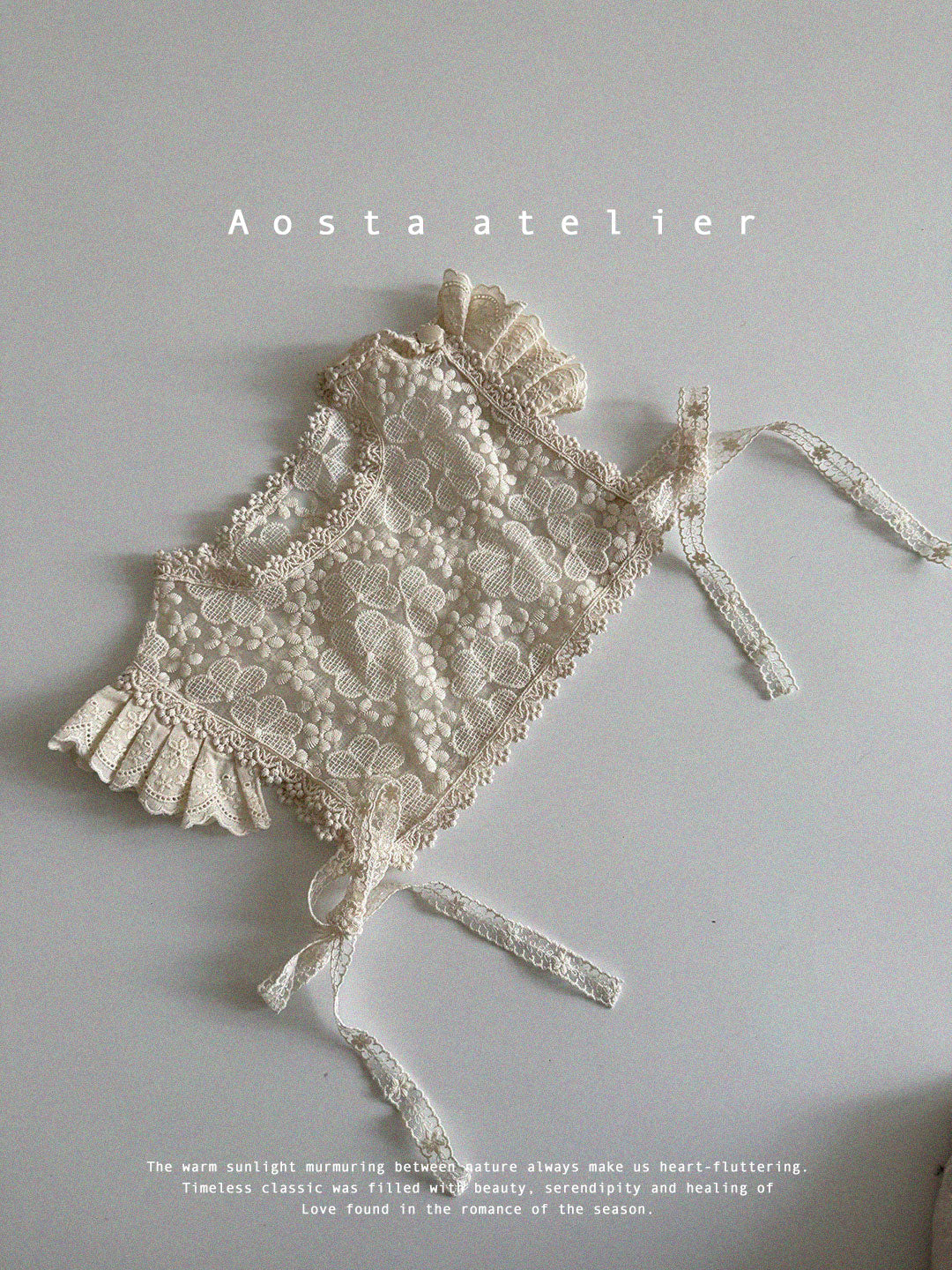 [AOSTA] Spring Lace_Open_Vest