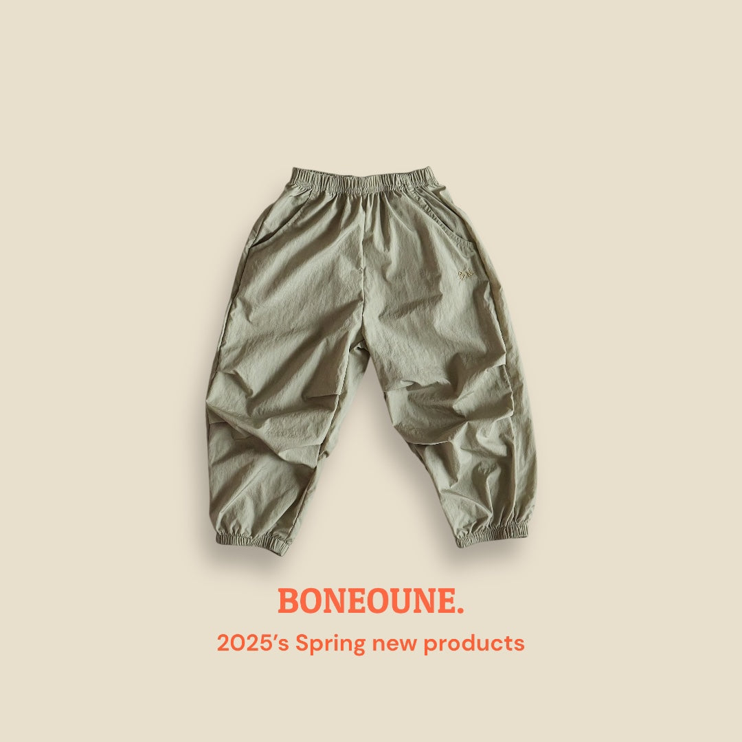 [BONEOUNE] Rose Nylon Pants_3colors