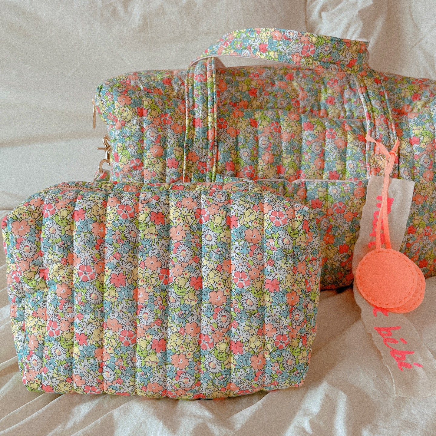 [FAIS DODO BÉBÉ] Camou Pouch (Liberty)_Pink flower