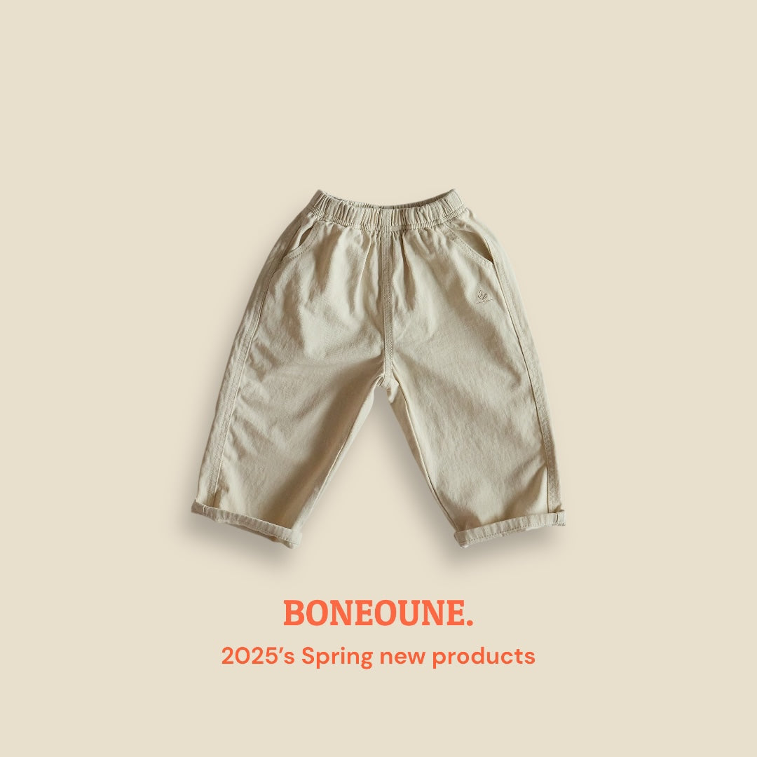 [BONEOUNE] Easy fit Daily Pants_4colors