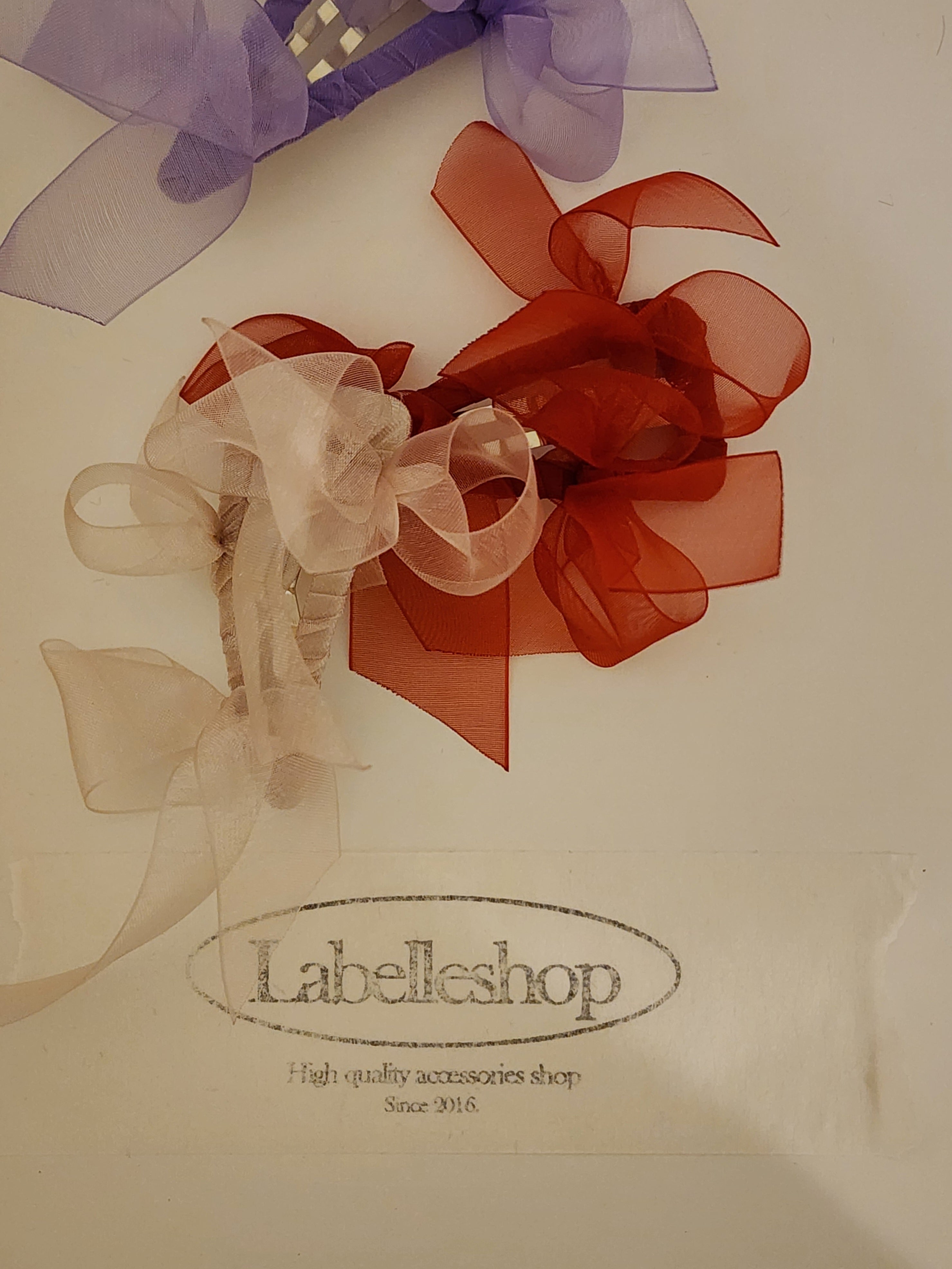 [La Belle] Organdy Hairpin_8colors