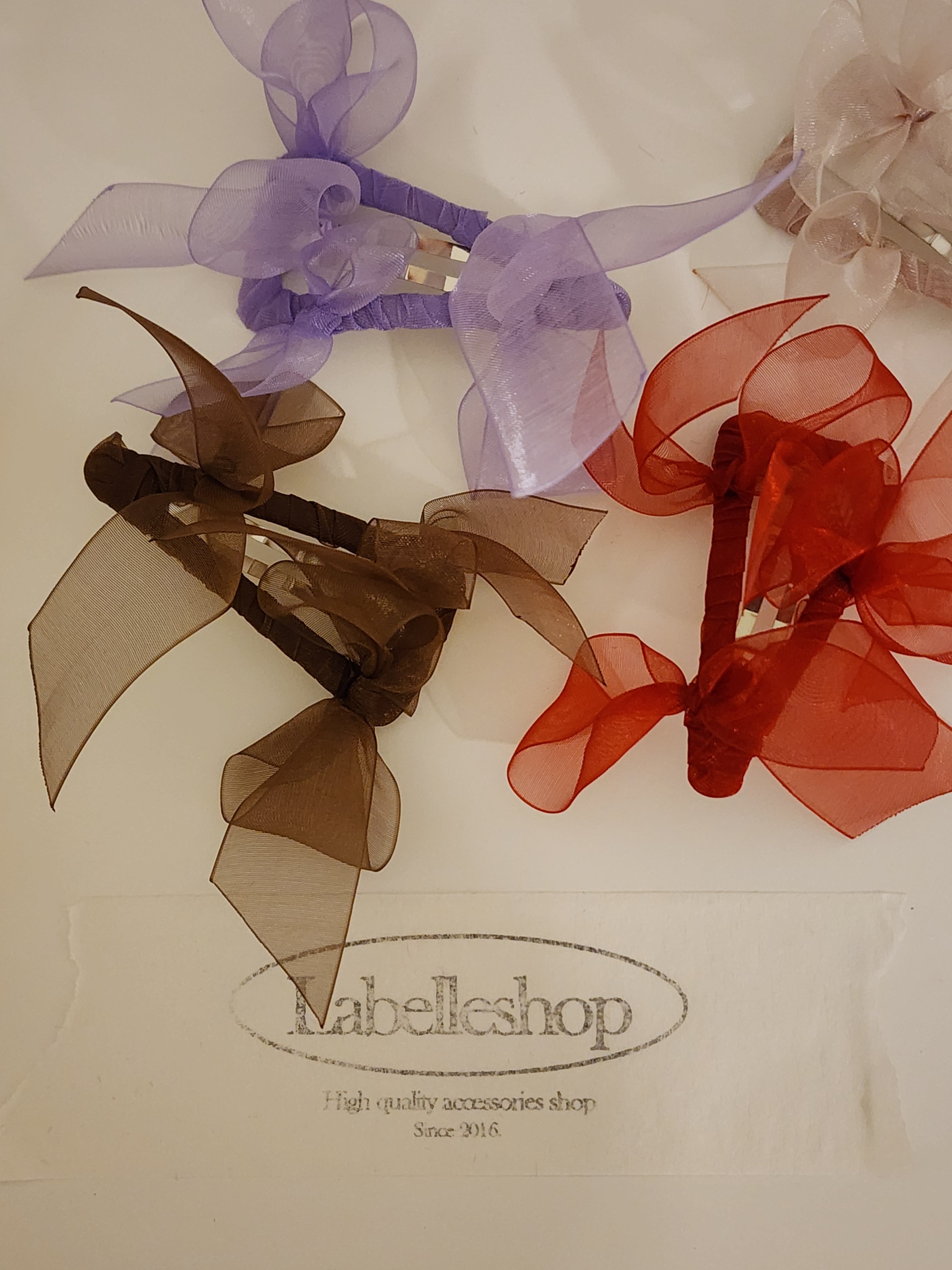 [La Belle] Organdy Hairpin_8colors