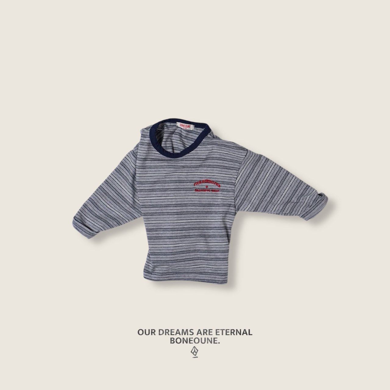 [BONEOUNE] British Stripe T-shirt_3colors