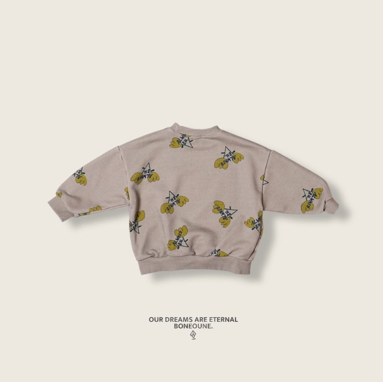 [BONEOUNE] Always Flower Sweatshirt_2colors