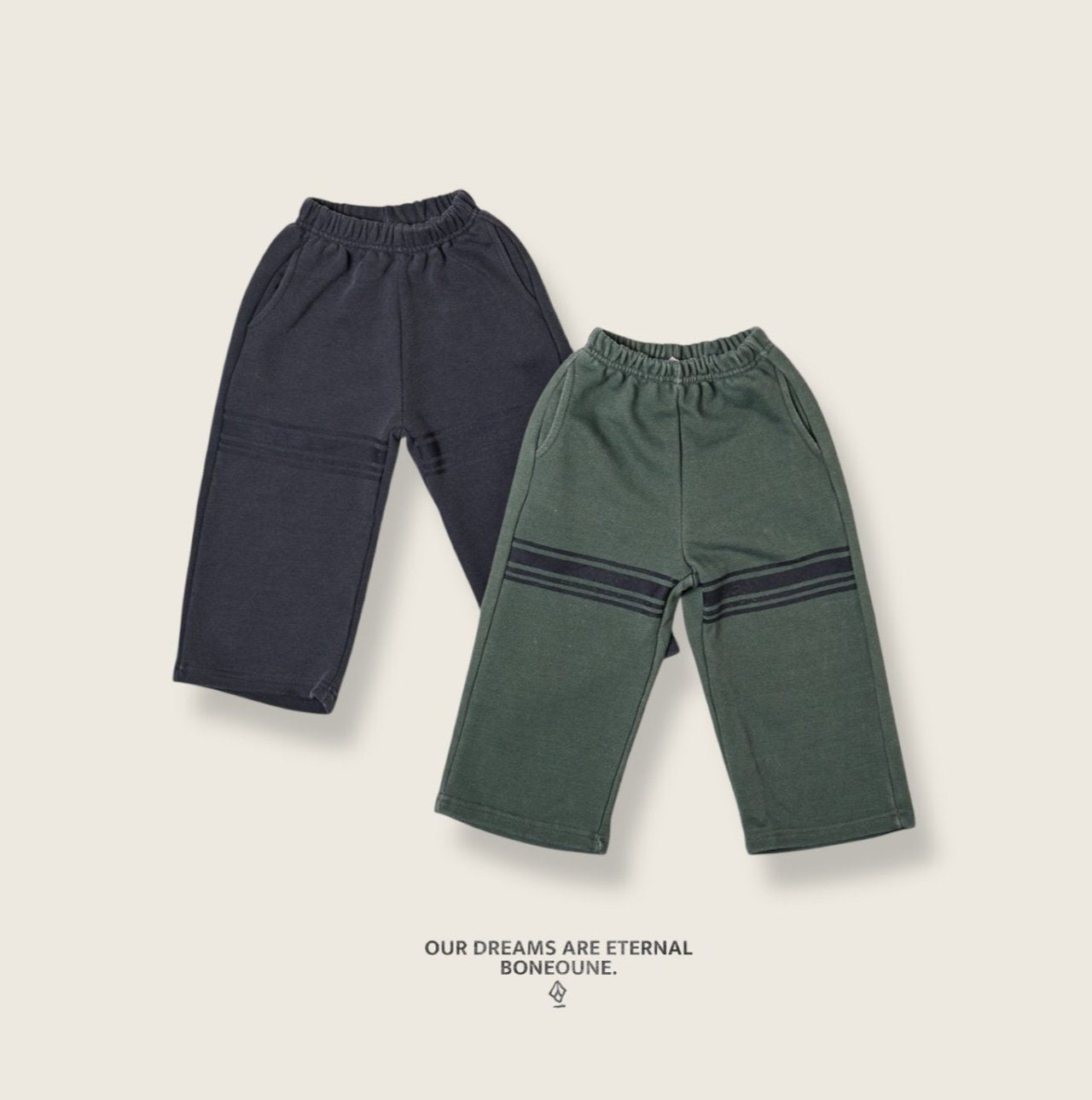 [BONEOUNE] Easy Pigment Slacks_2colors