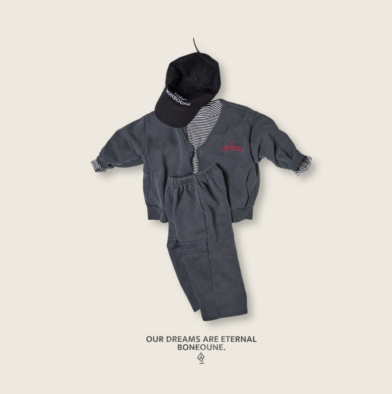 [BONEOUNE] Easy Pigment Slacks_2colors