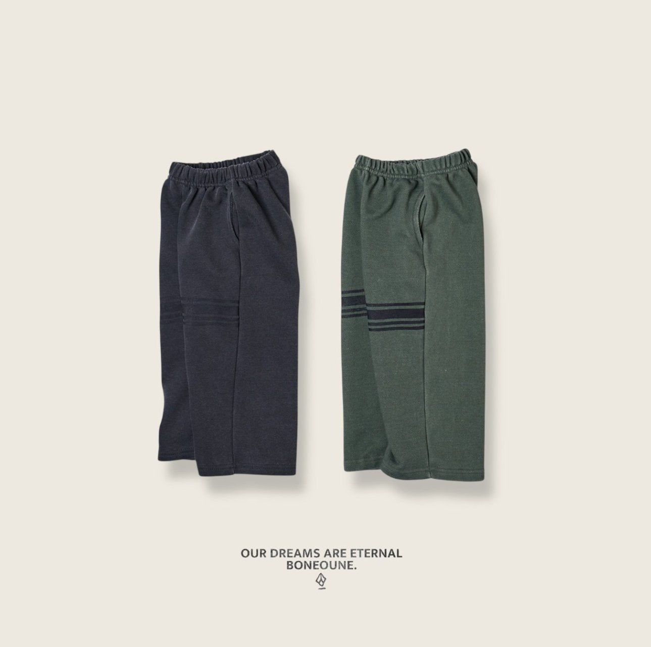 [BONEOUNE] Easy Pigment Slacks_2colors