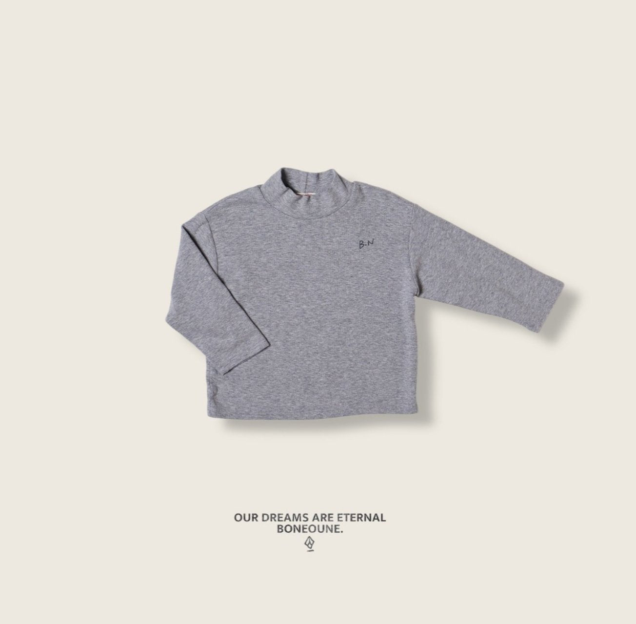 [BONEOUNE] Mild Ribbed Turtleneck_3colors