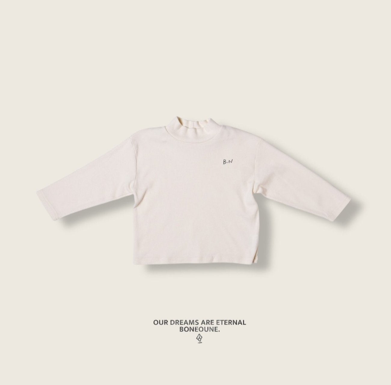 [BONEOUNE] Mild Ribbed Turtleneck_3colors