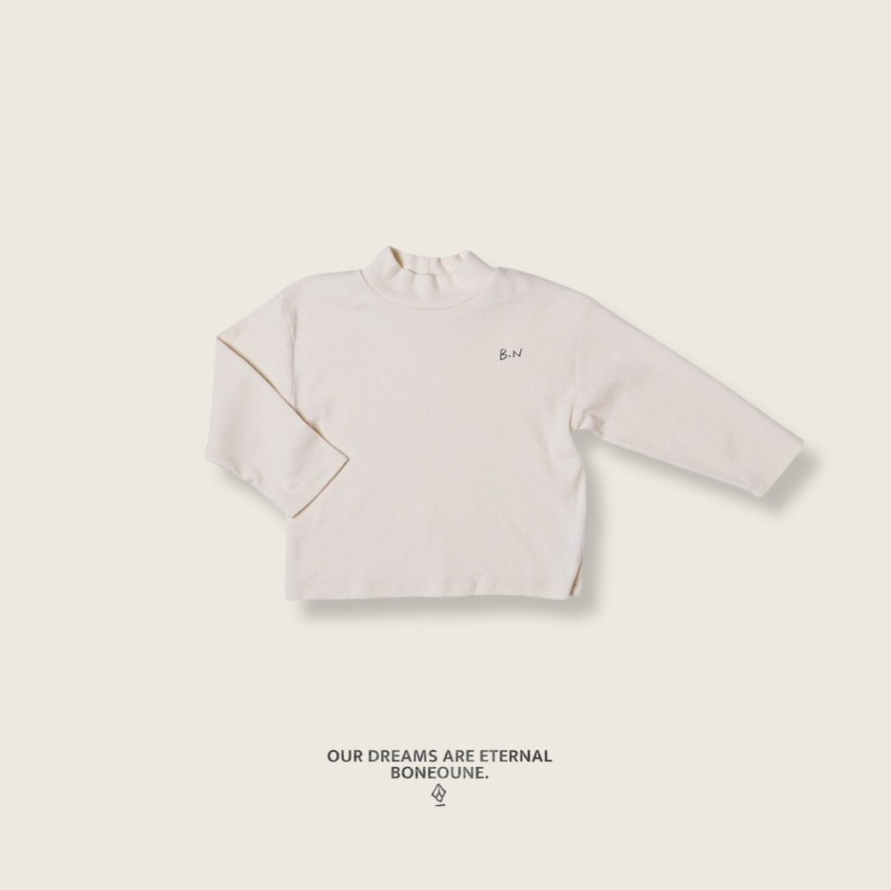 [BONEOUNE] Mild Ribbed Turtleneck_3colors
