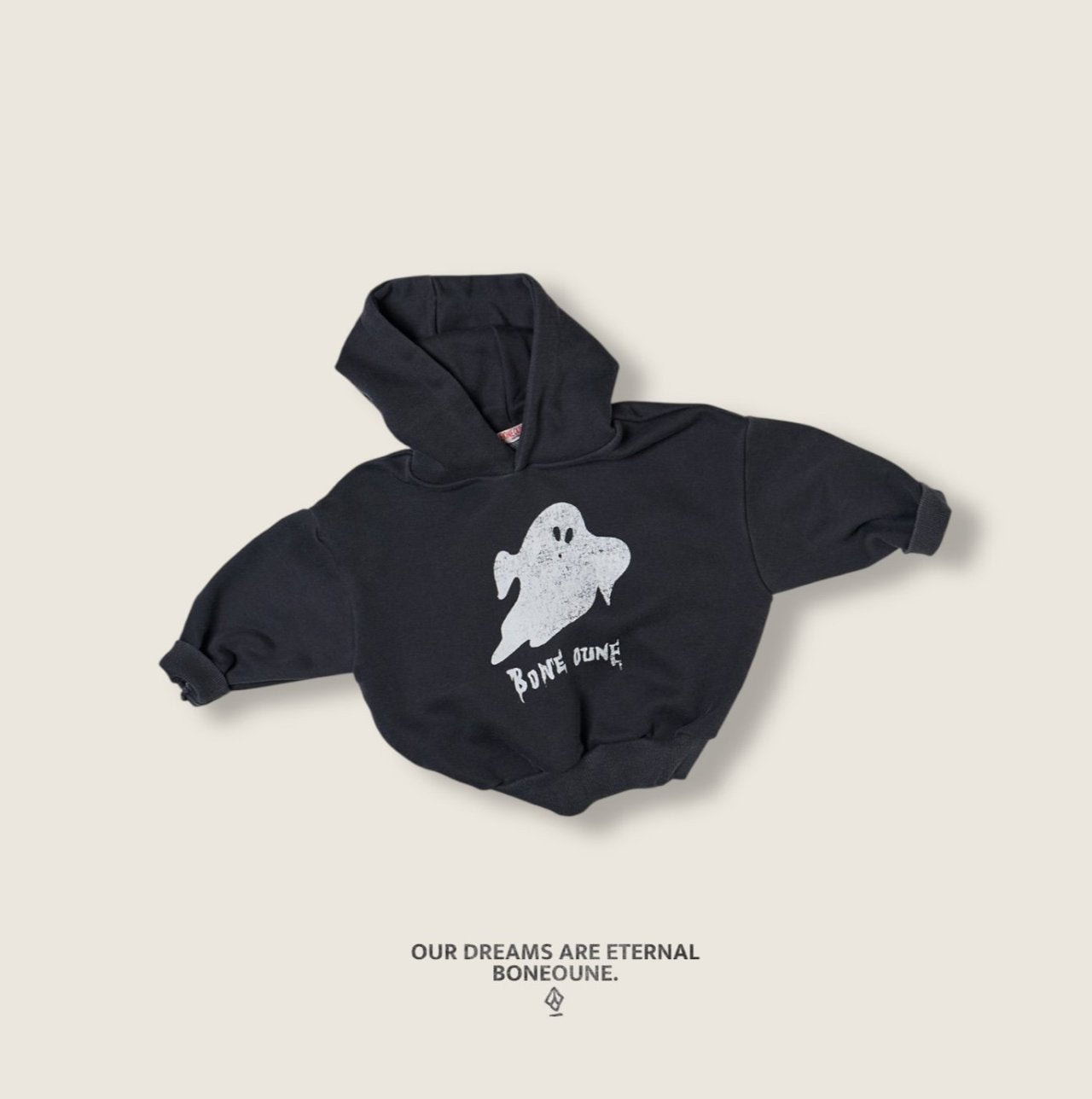 [BONEOUNE] Scary Pigment Hoodie_2colors