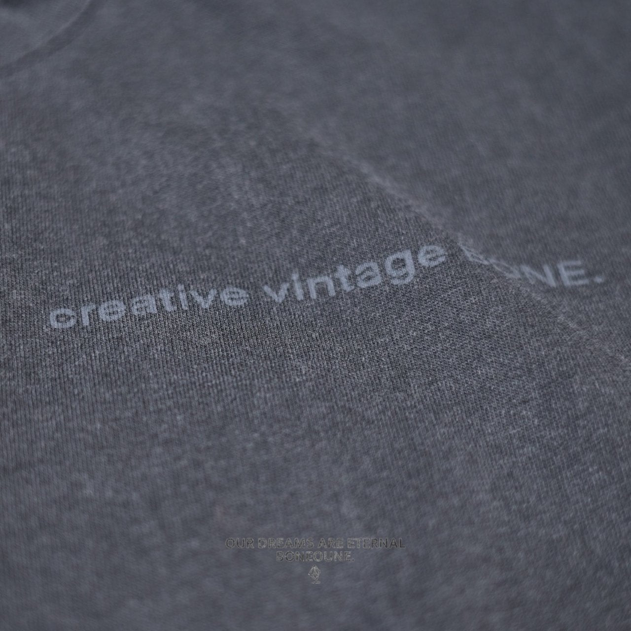 [BONEOUNE] Pigment Loose Slit T-shirt_3colors