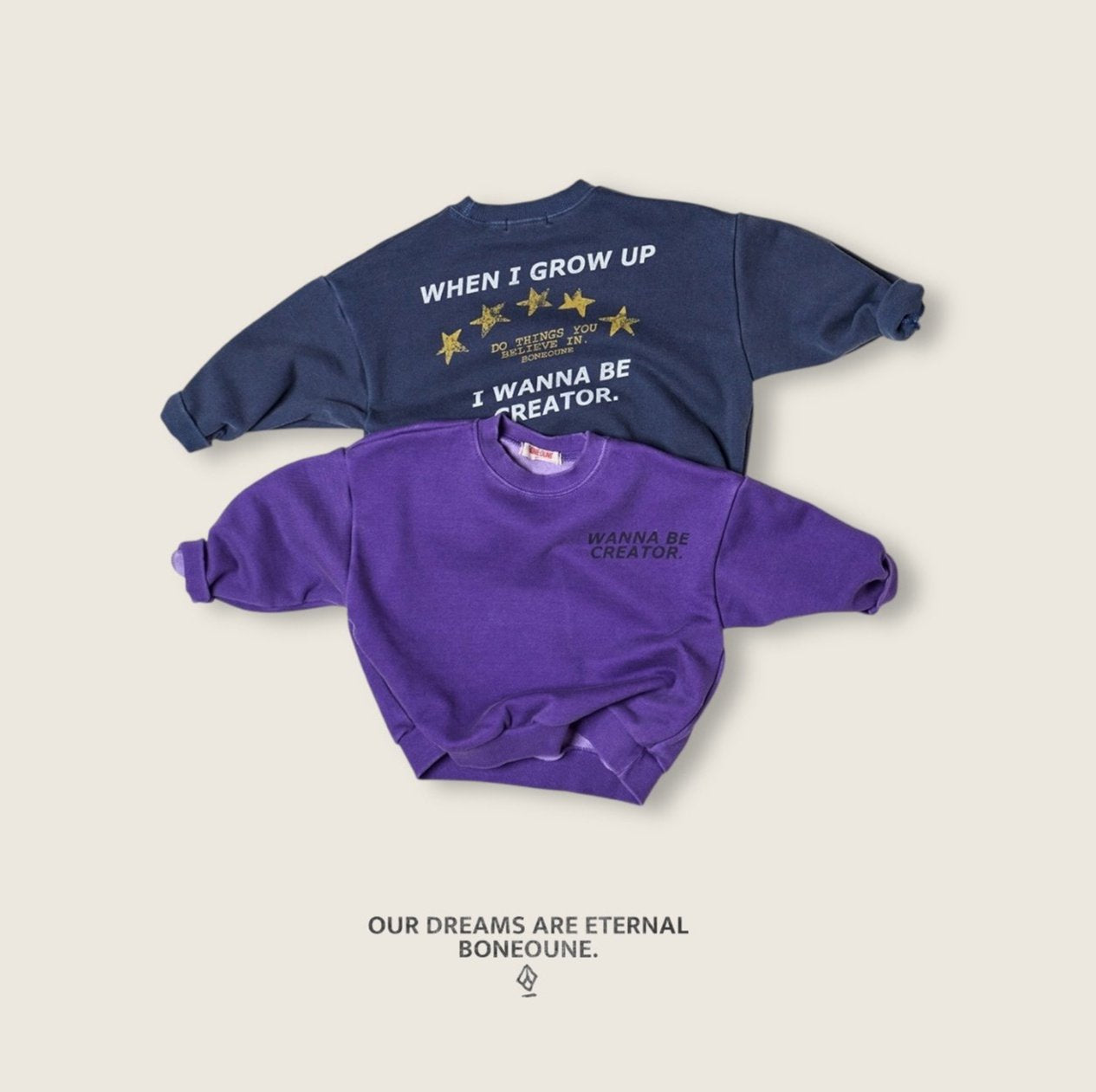 [BONEOUNE] Creator Sweatshirt_2colors