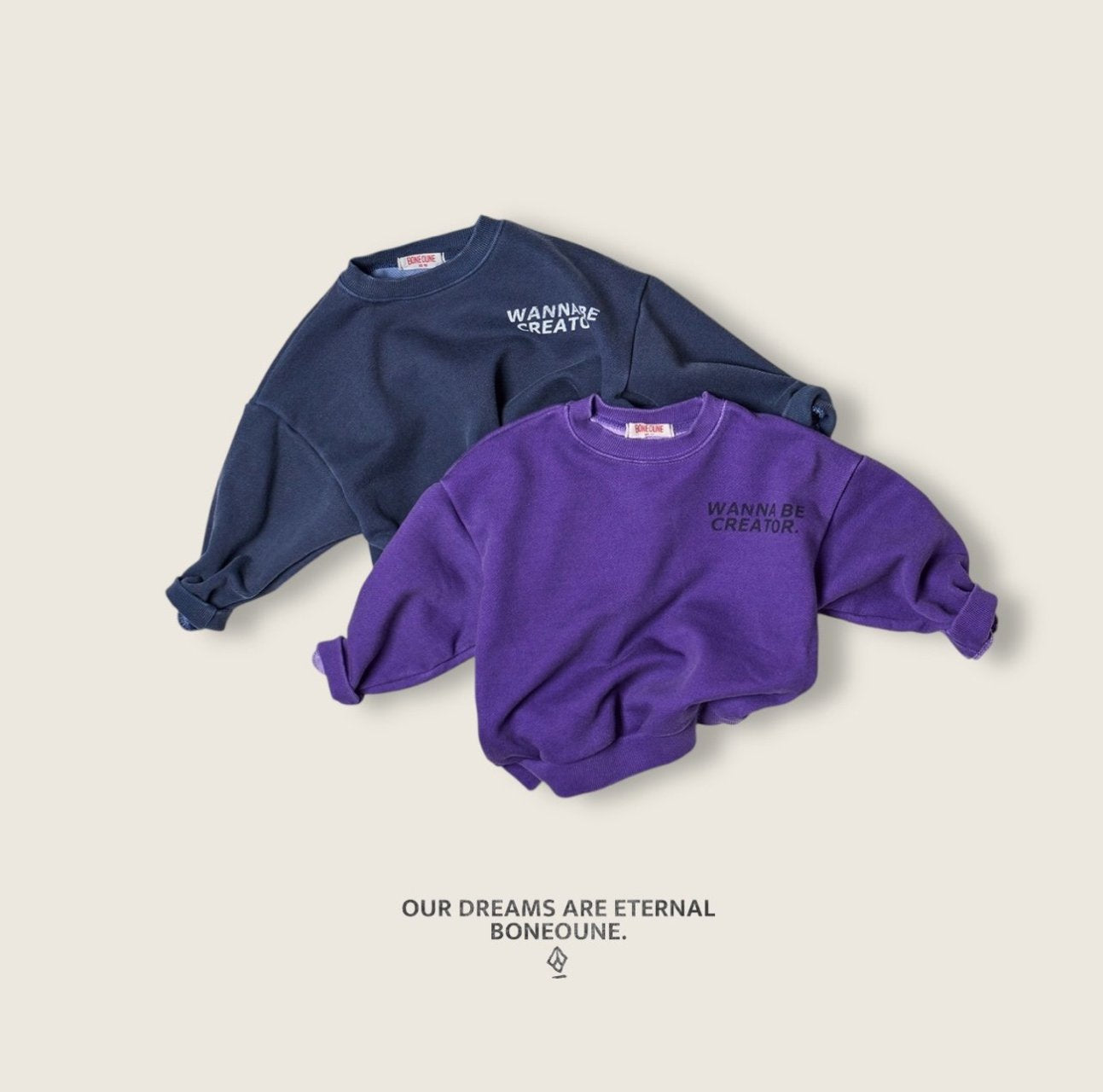 [BONEOUNE] Creator Sweatshirt_2colors