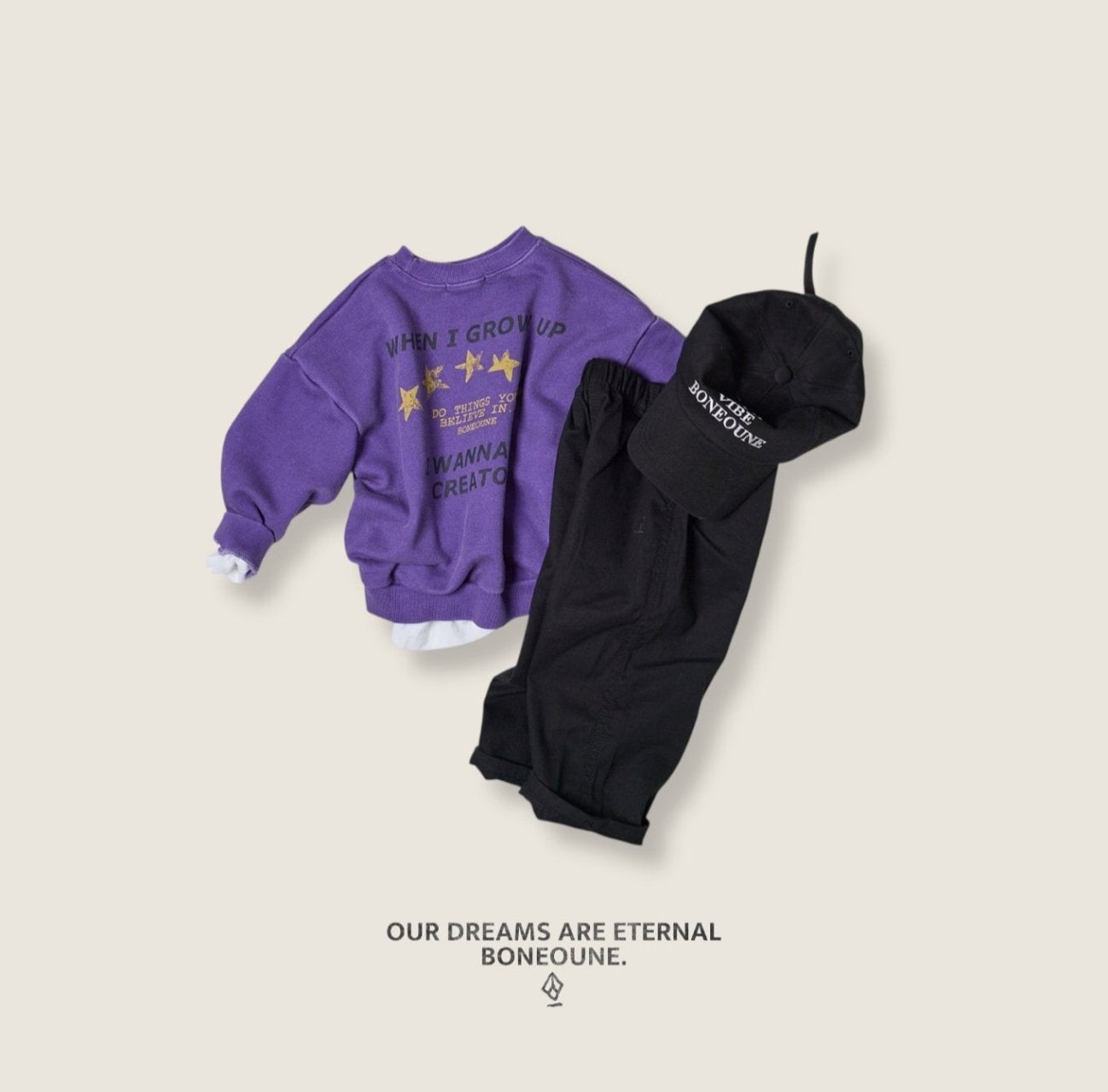 [BONEOUNE] Creator Sweatshirt_2colors
