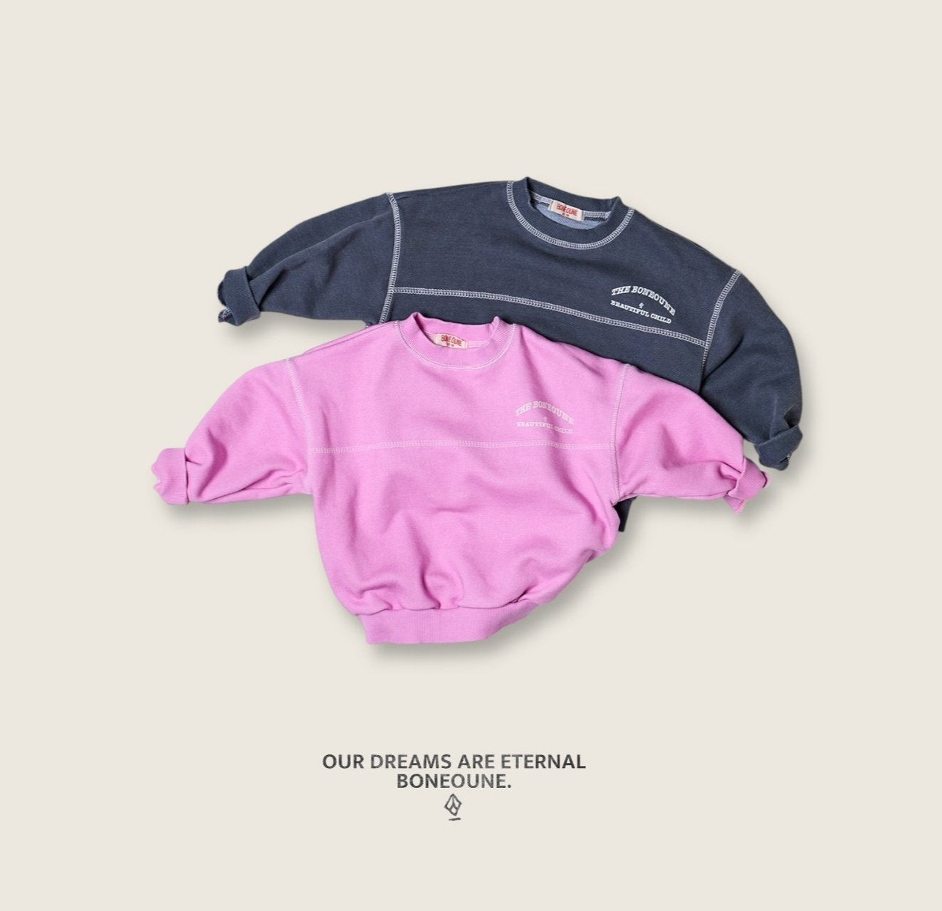 [BONEOUNE] Gairu Sweatshirt_2colors