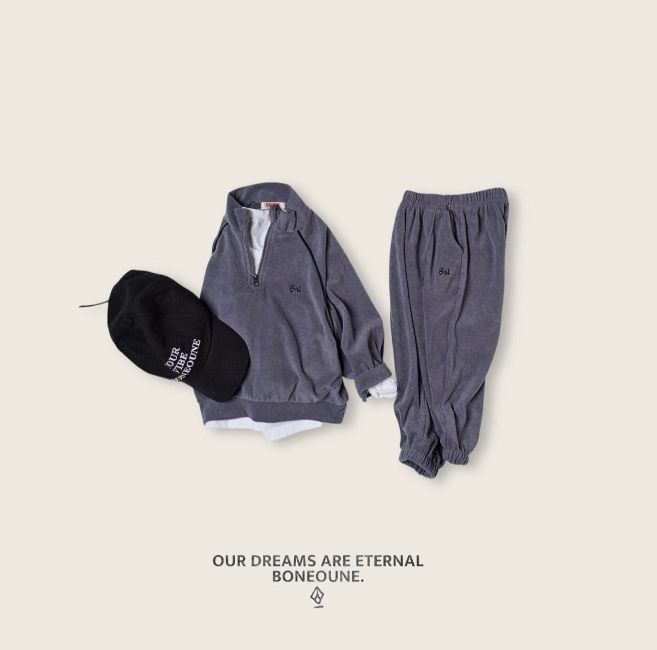 [BONEOUNE] Titan Terry Jogger Pants_2colors