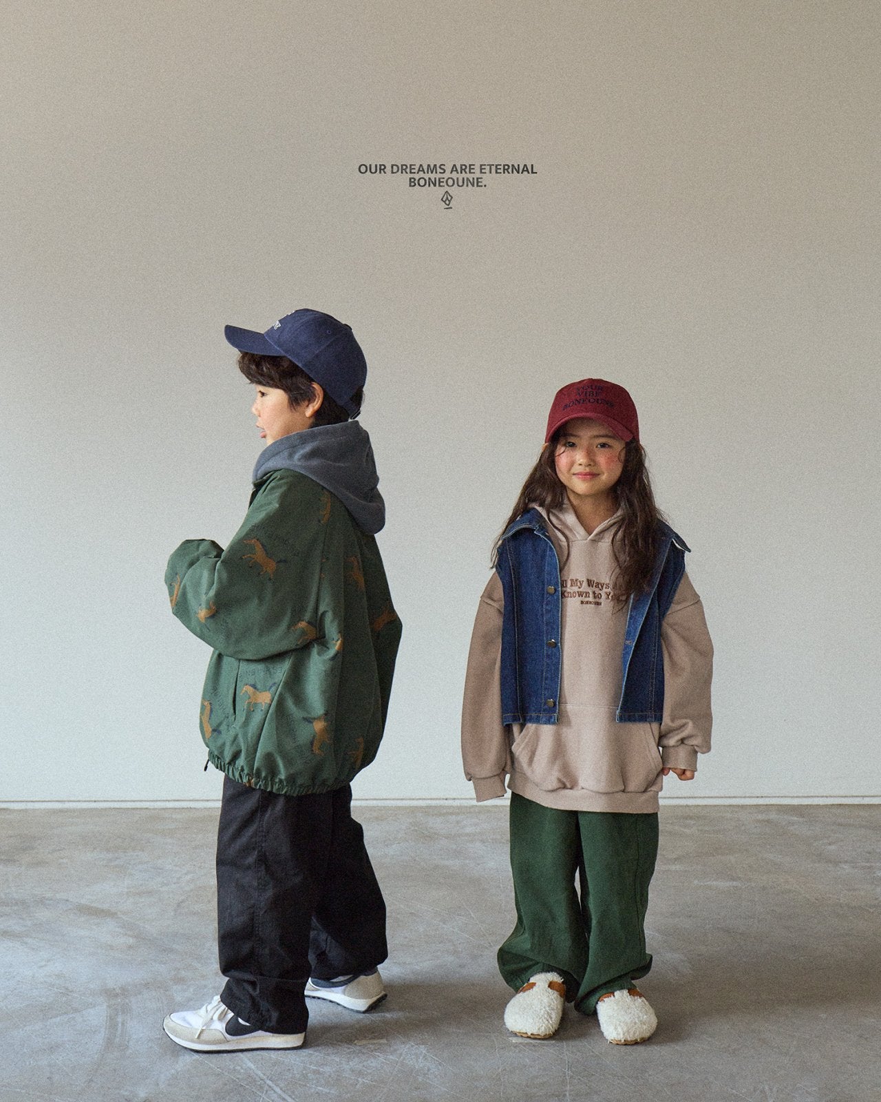 [BONEOUNE] Autumn Horse Raglan Jacket_2colors