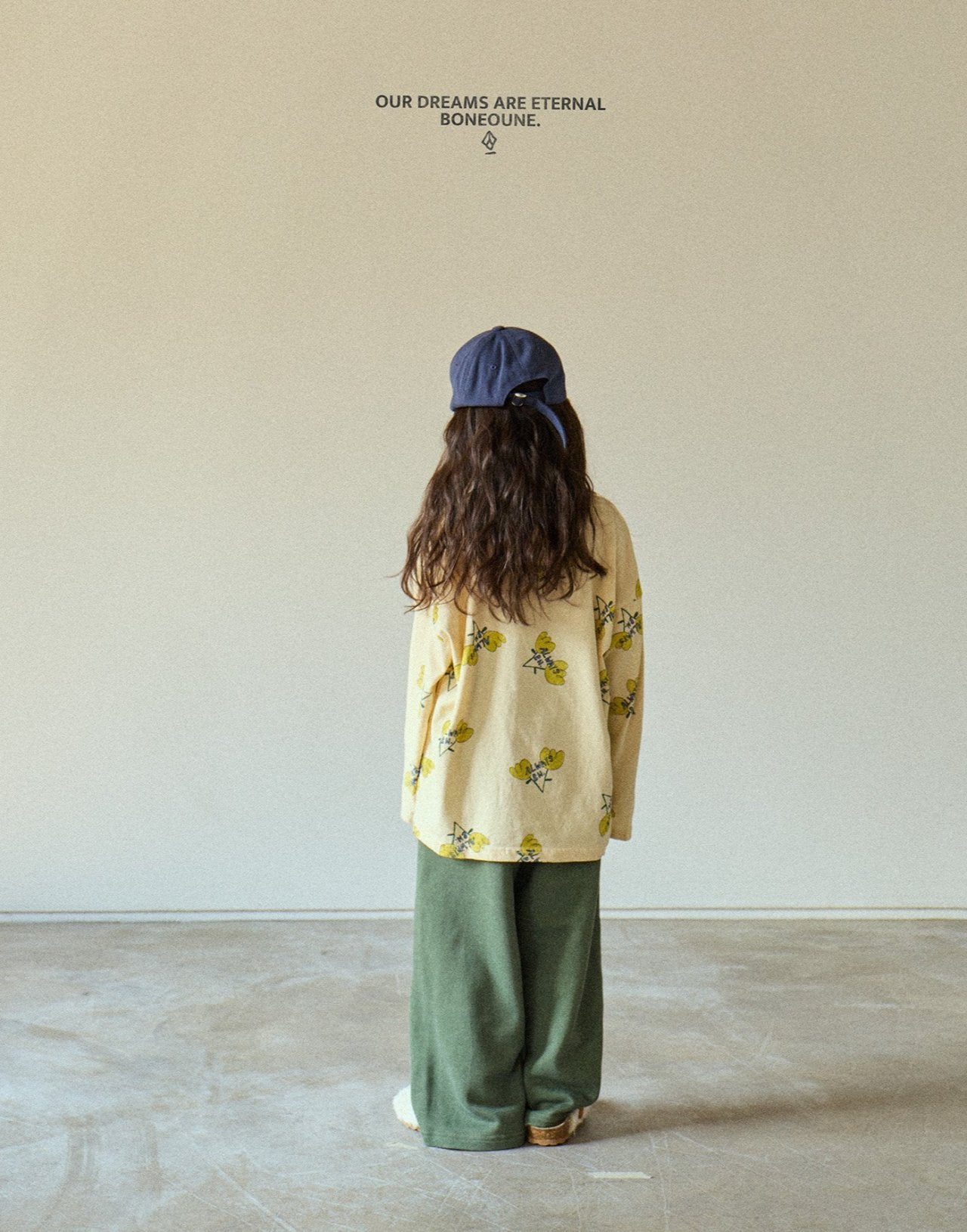 [BONEOUNE] Always Flower Single T-shirt_2colors