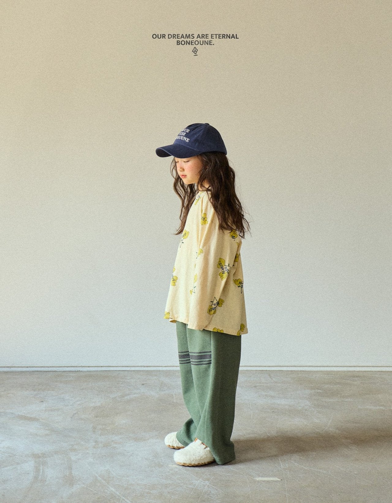 [BONEOUNE] Always Flower Single T-shirt_2colors