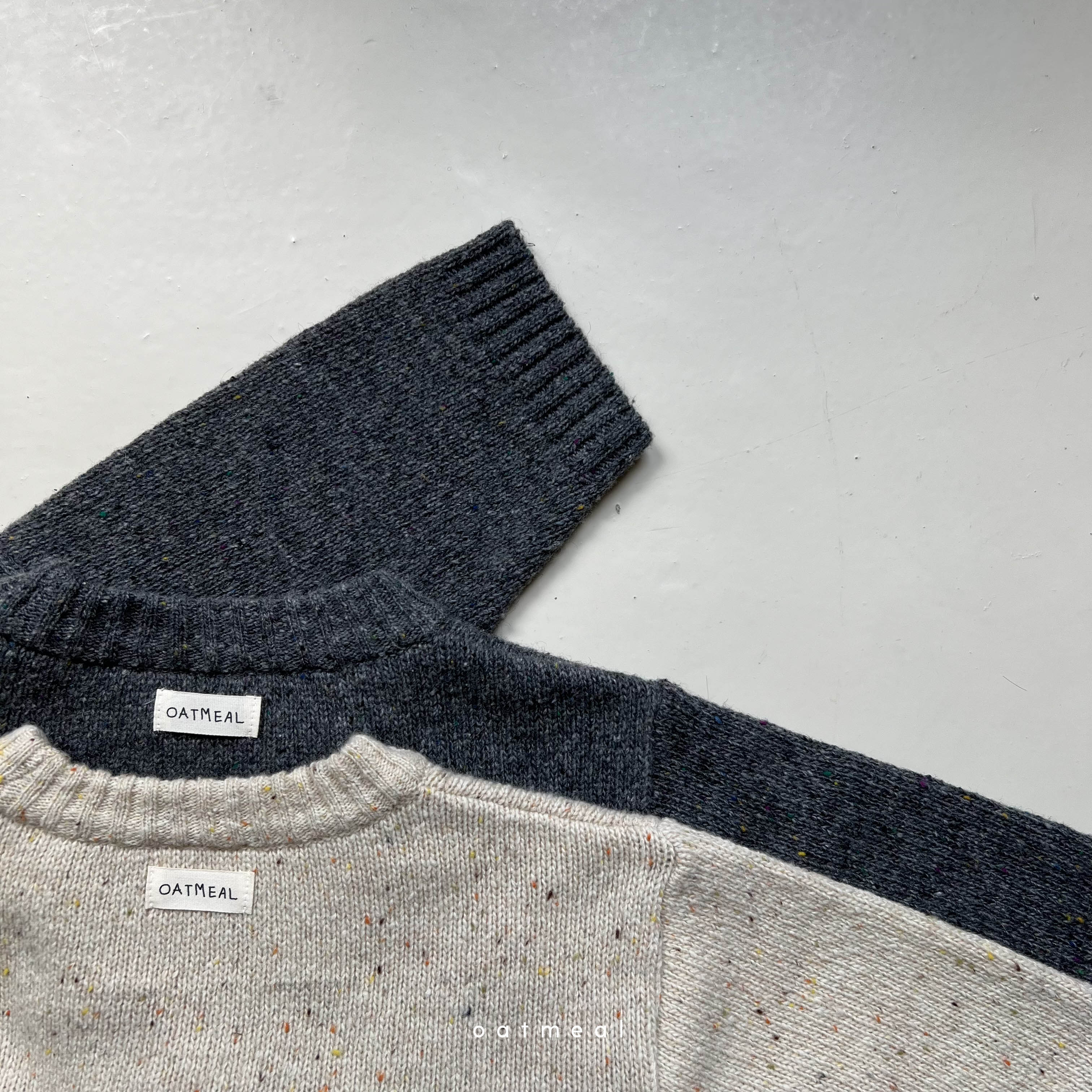 [Oatmeal] Seed Round Knit_3colors