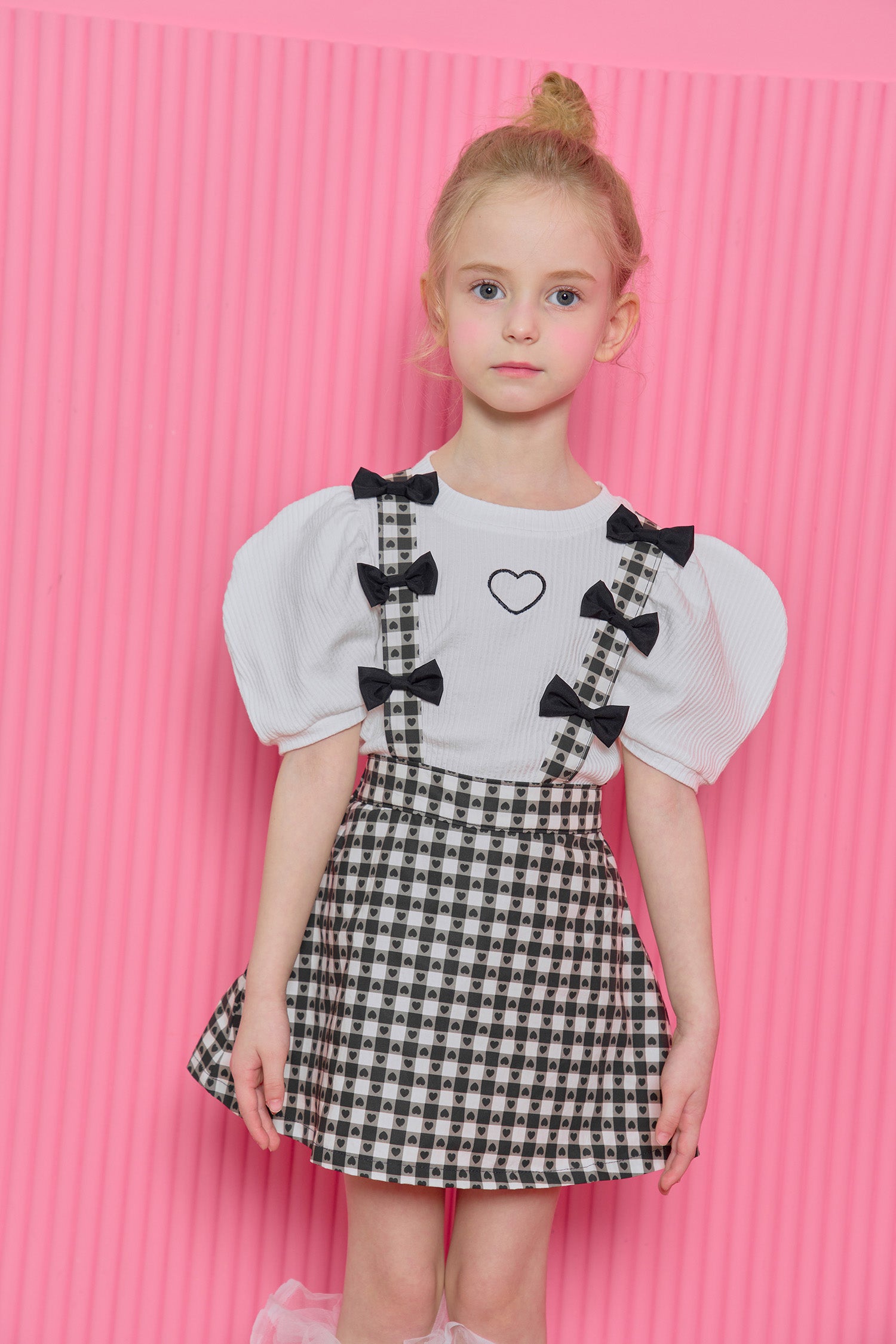 [ALITTLE]Heart puff T-shirts_White