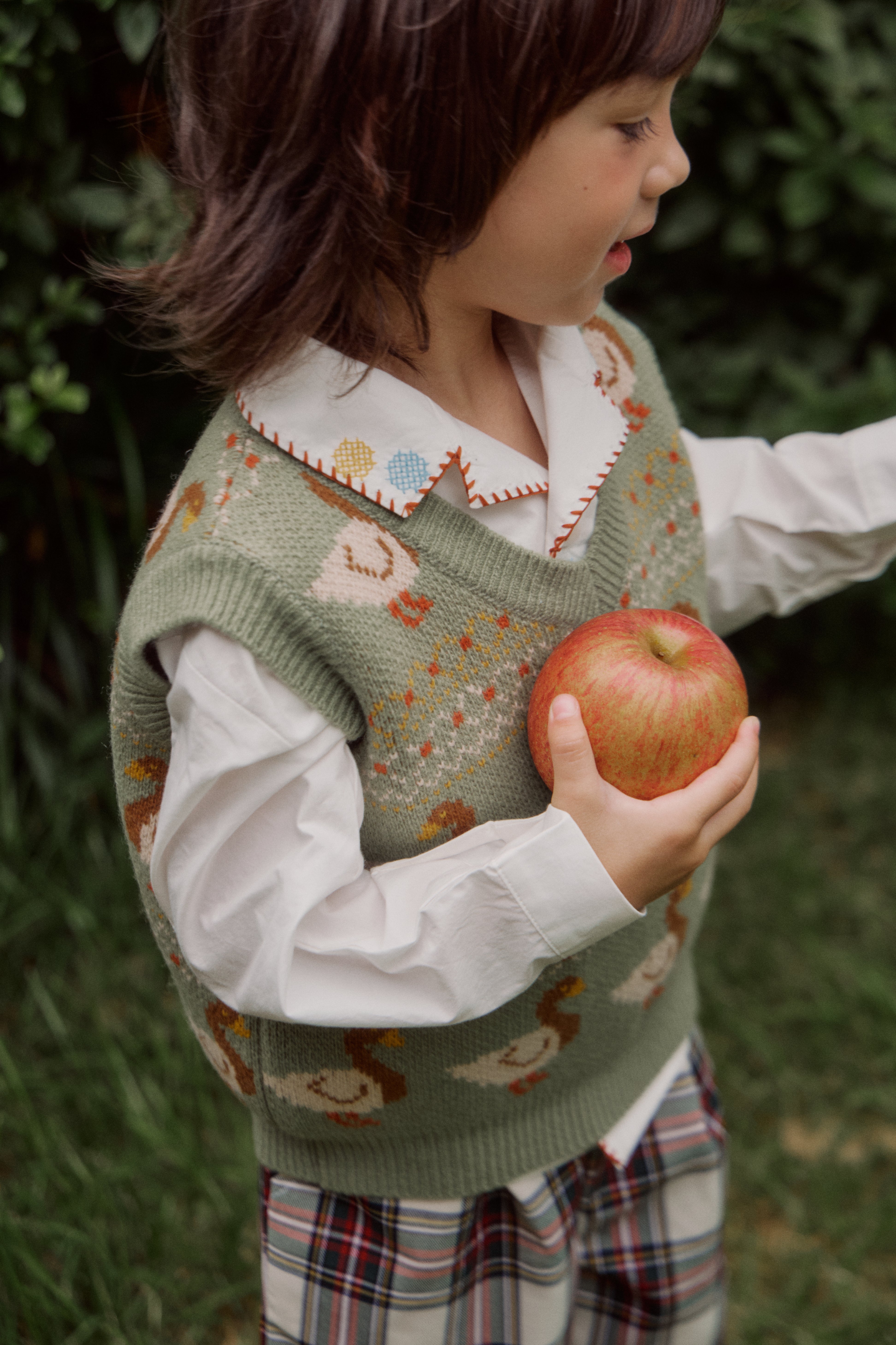 [fais dodo] Lolo knit vest_Soft mint