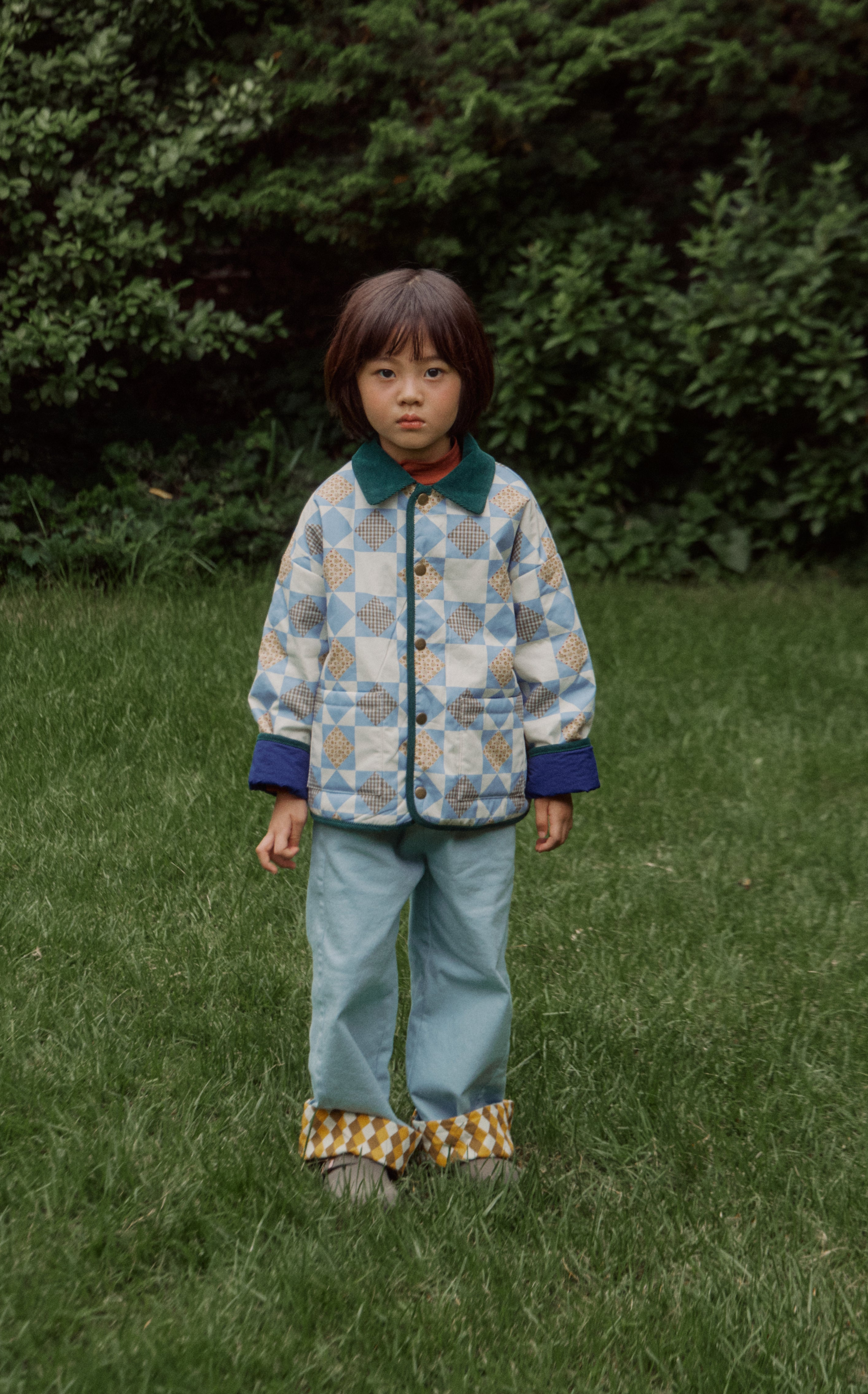 [fais dodo] Diamant pants_Sky blue